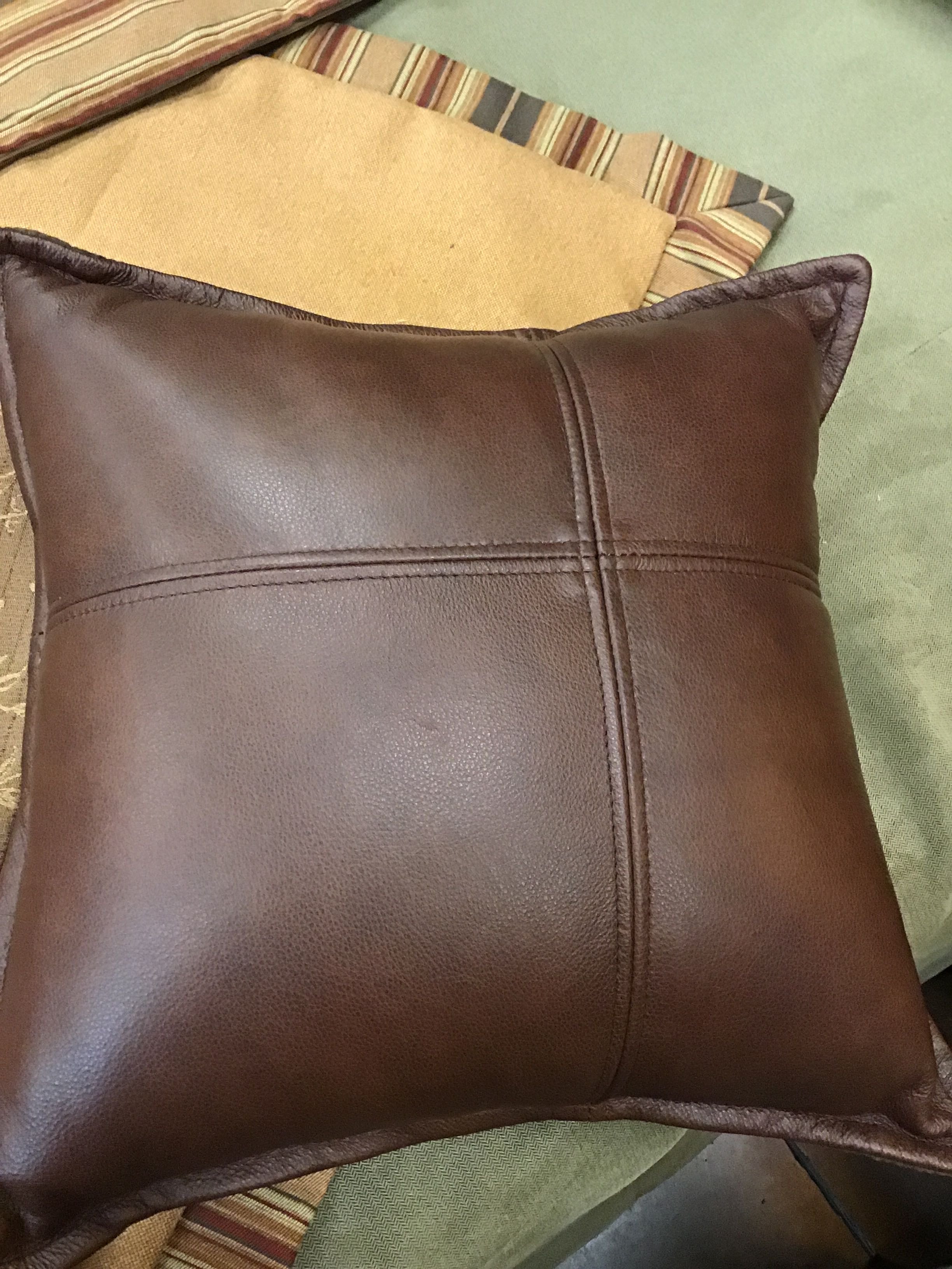 Pillow LEATHER 16x16 Harness