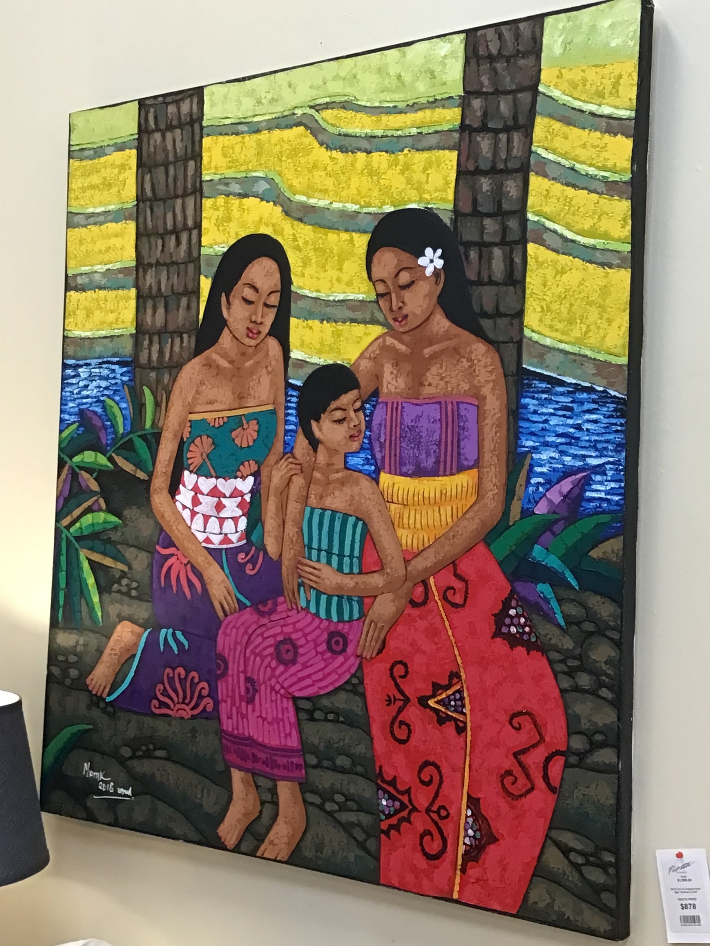 Art Original from Bali Mother's Love""
