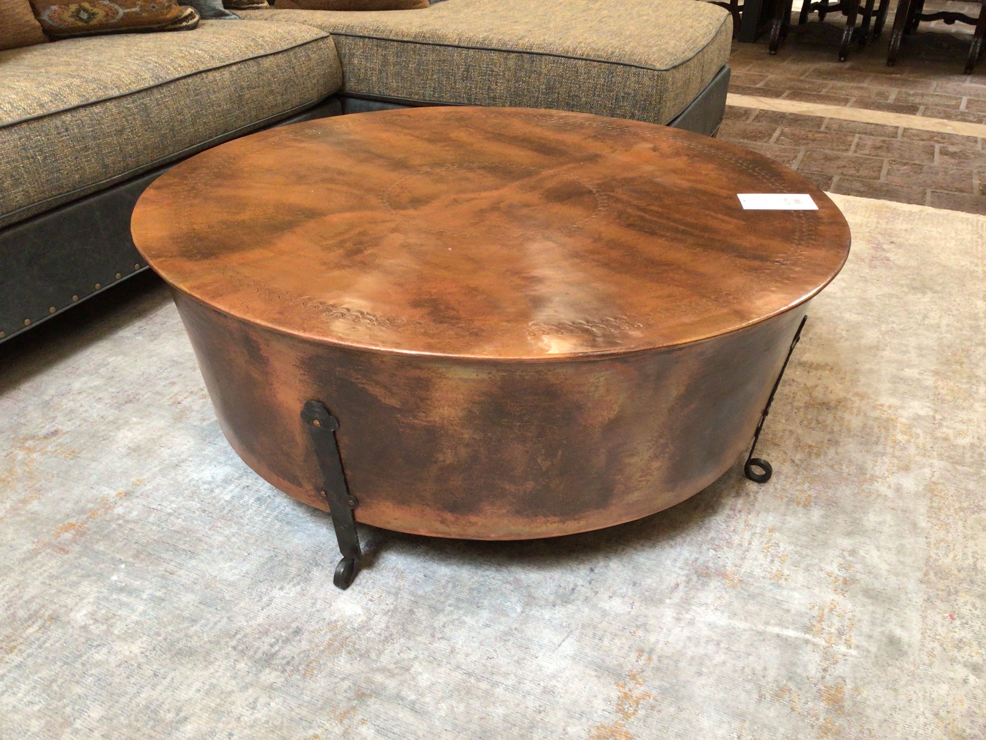 Coffee Table Copper Cauldron