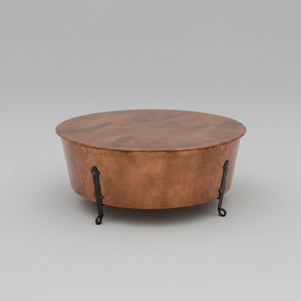 Coffee Table Copper Cauldron