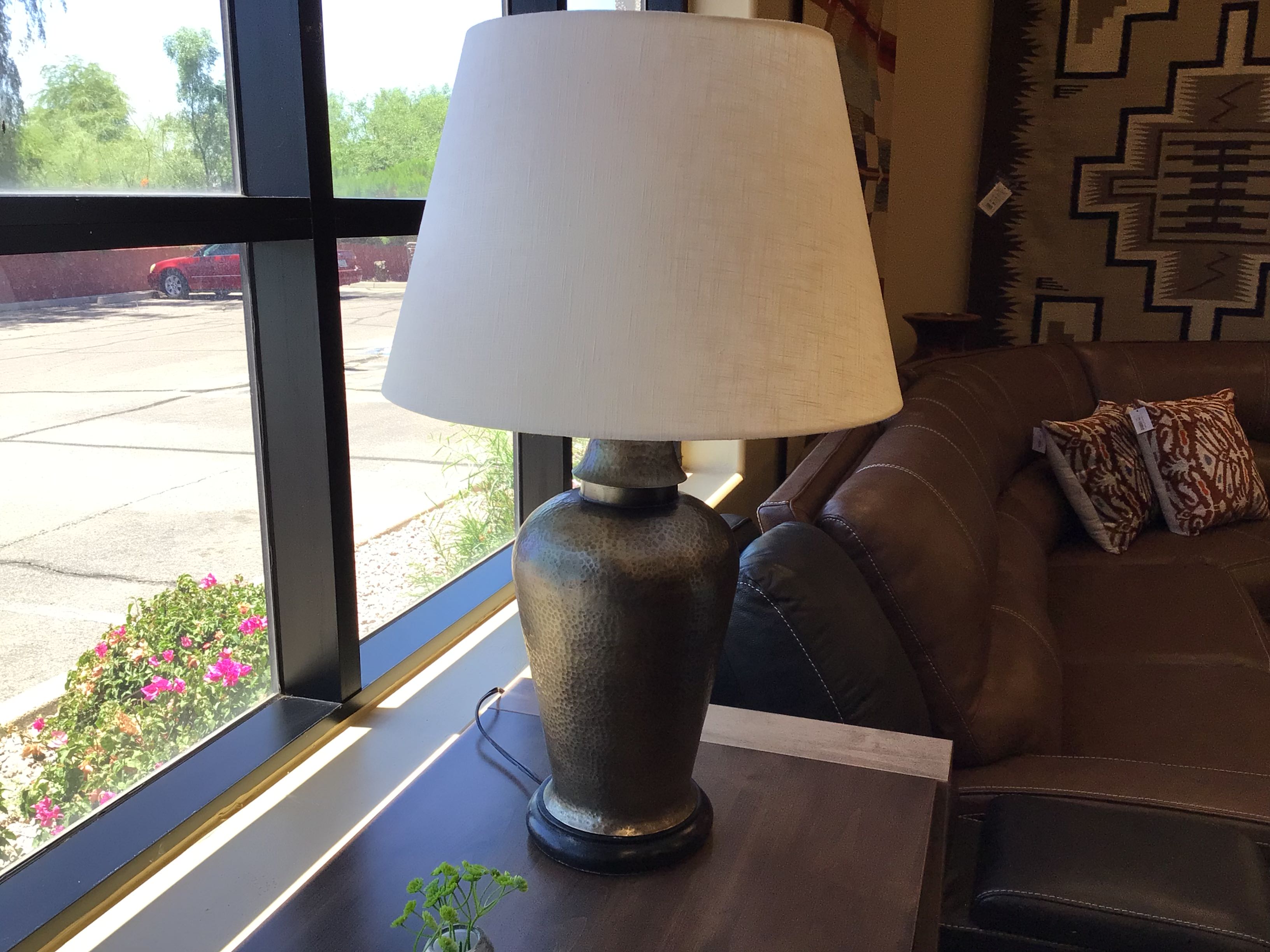 Silver Gobi Lamp
