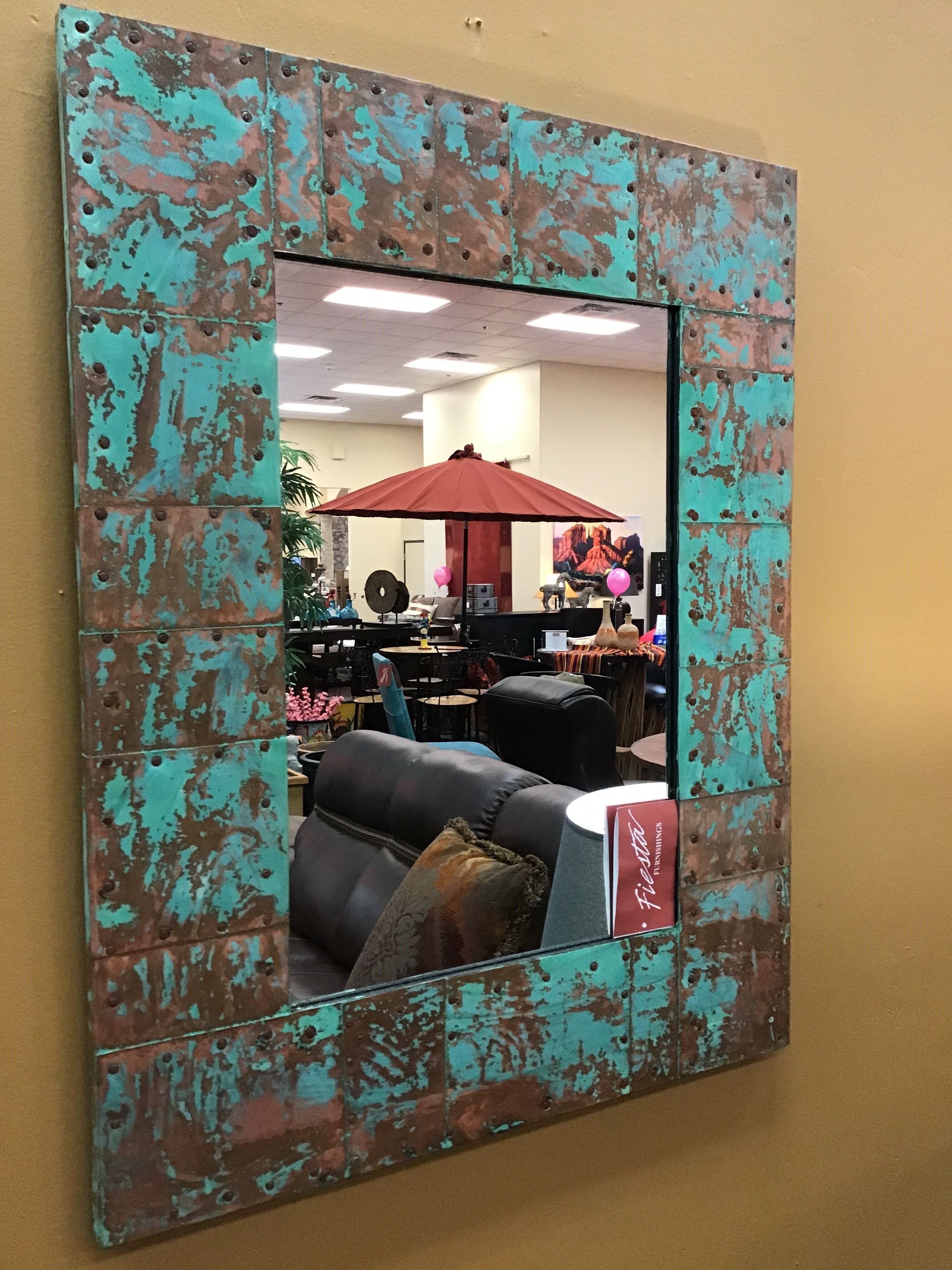 Mirror Copper Patch Verde