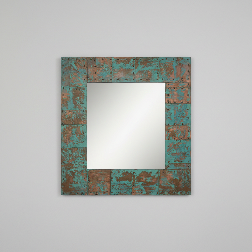 Mirror Copper Patch Verde