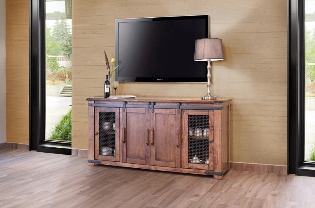 TV Stand 4 Doors & Shelves