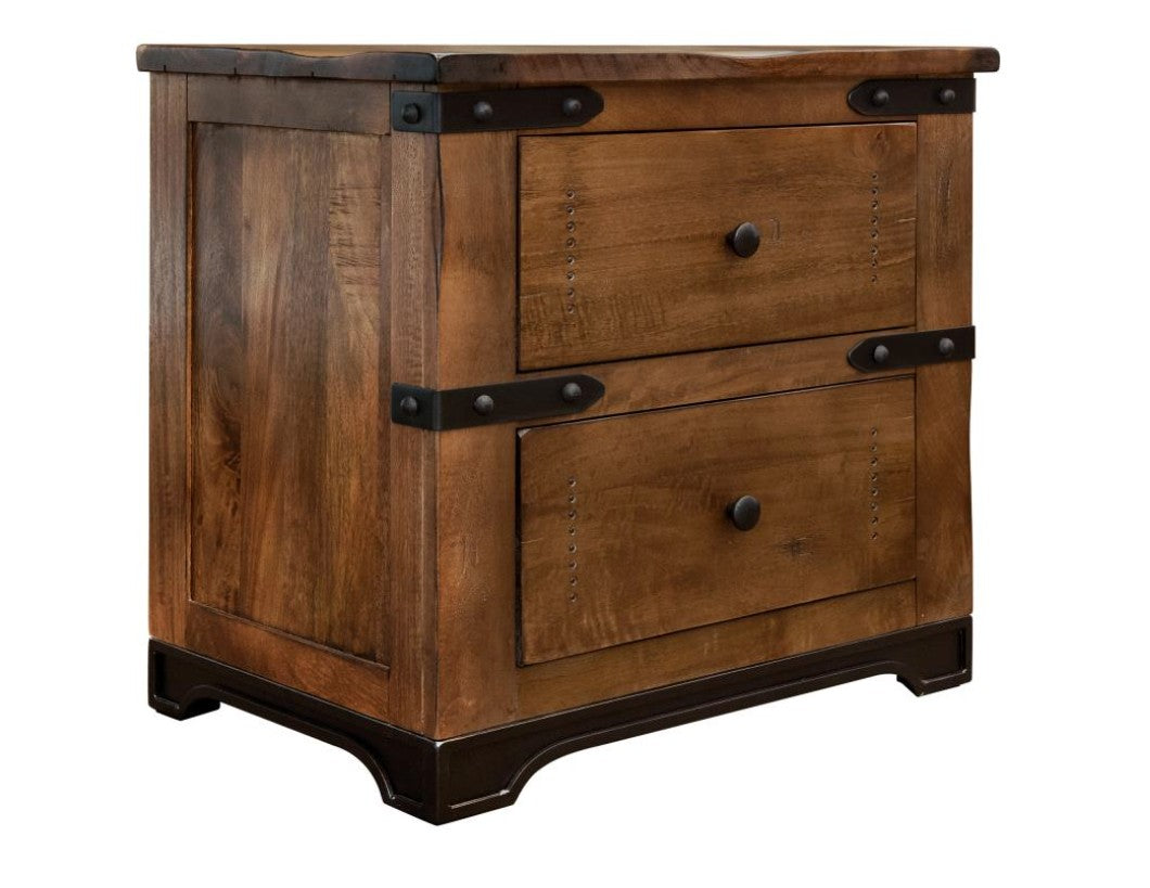 Parota Nightstand 2 Drawer
