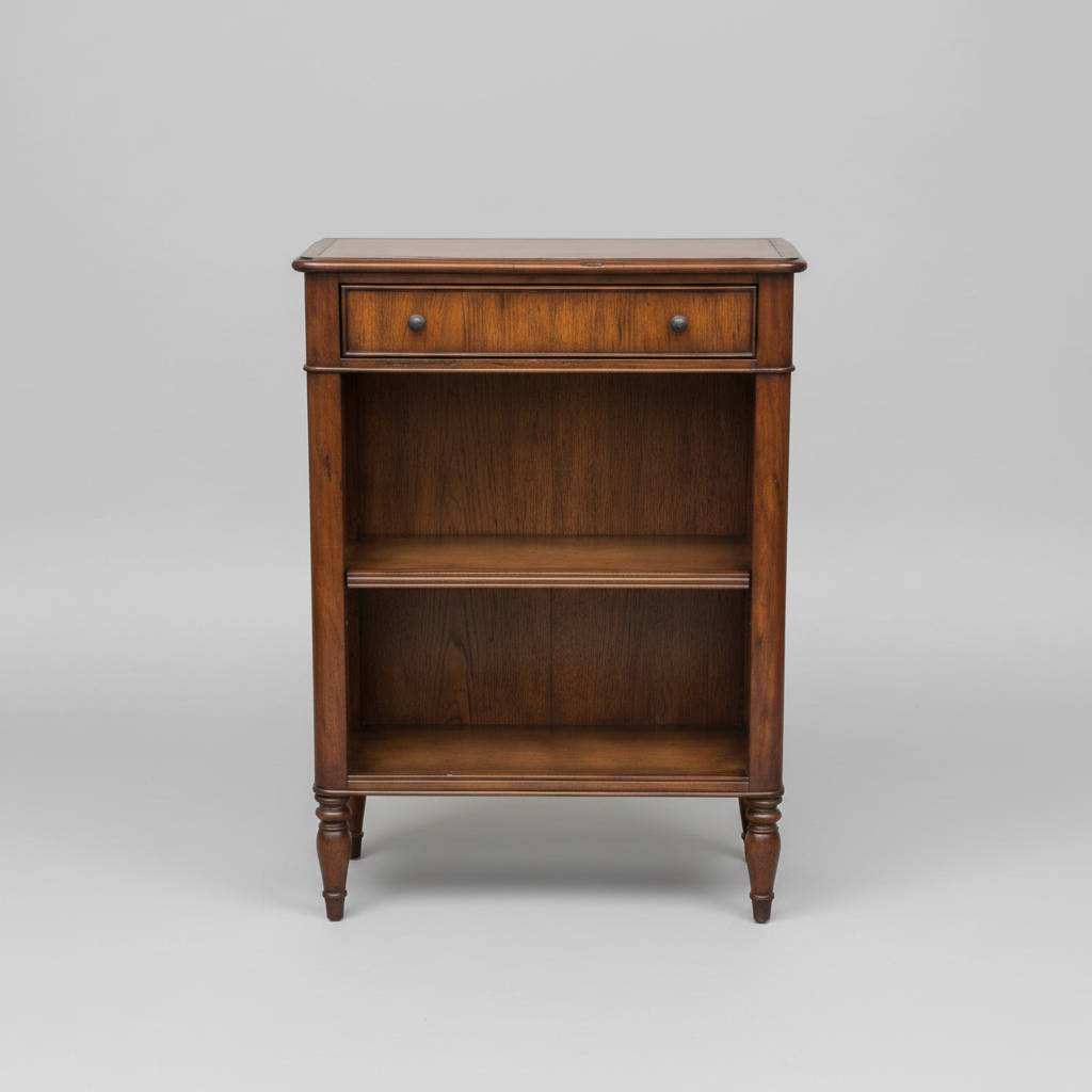 The Original Regency Bookcase Hickory Dwarf Open