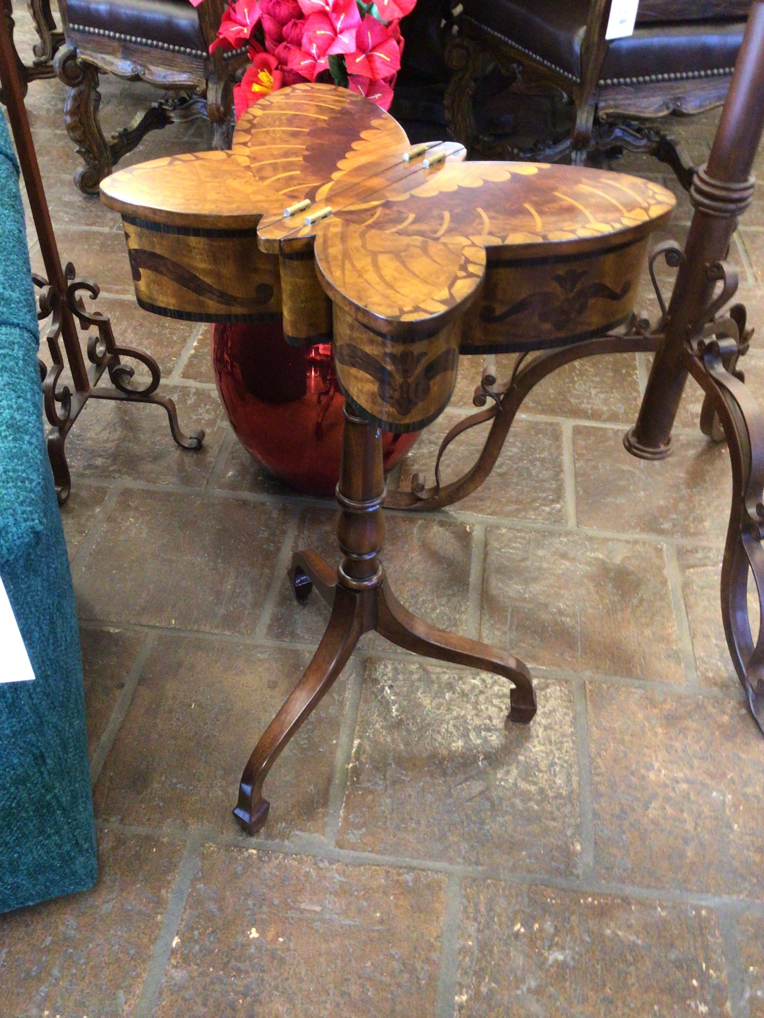Althorp Collection End Table Butterfly