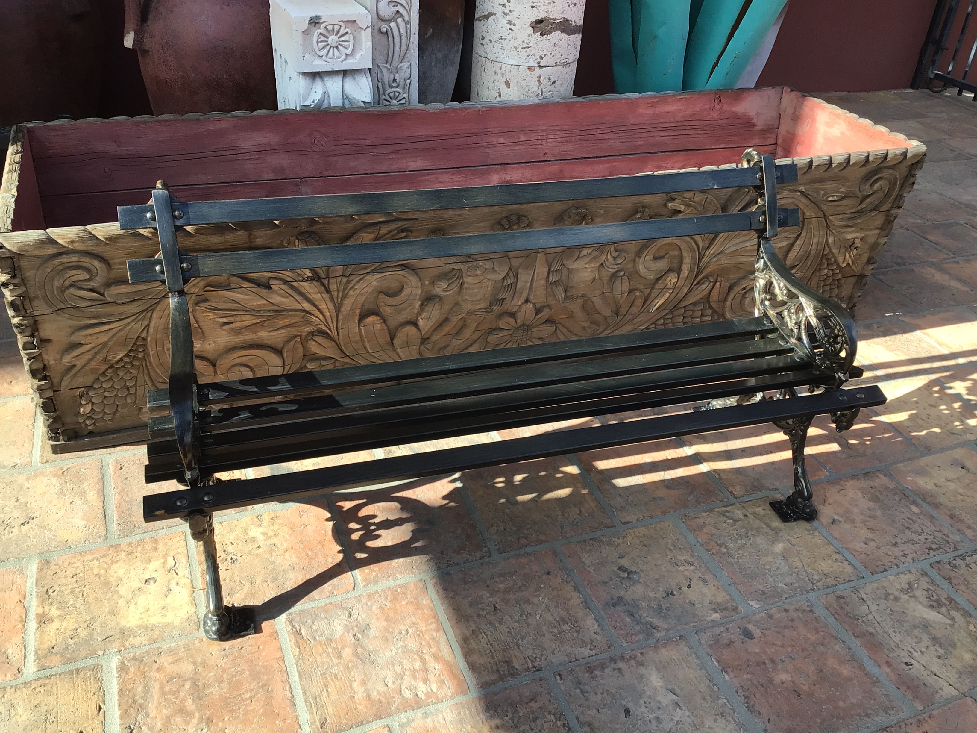 Outdoor Colonial Bench 5ft. Cast Iron