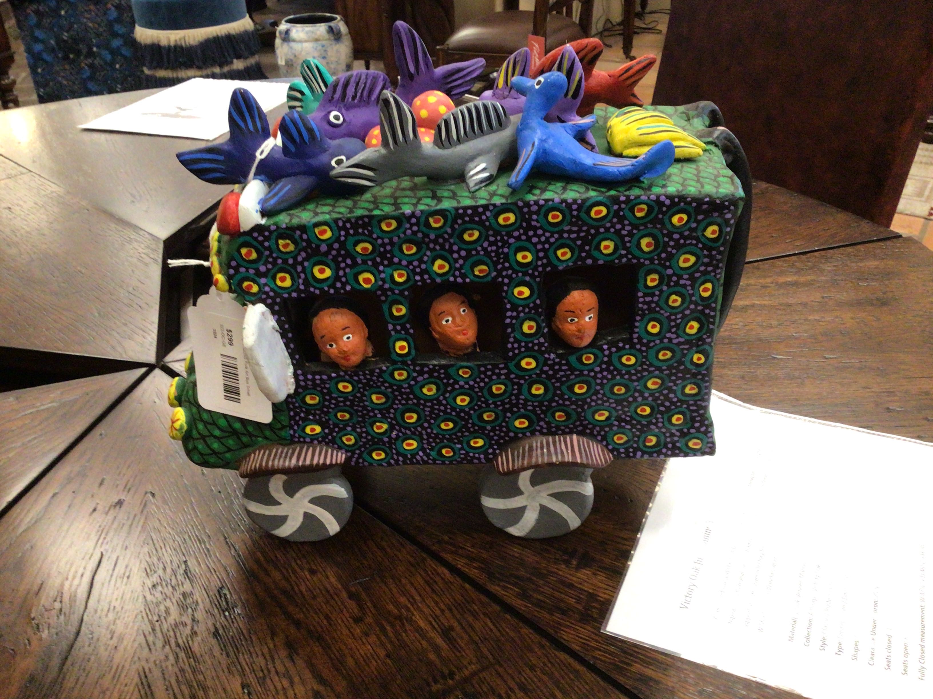 Folk Art Bus Small