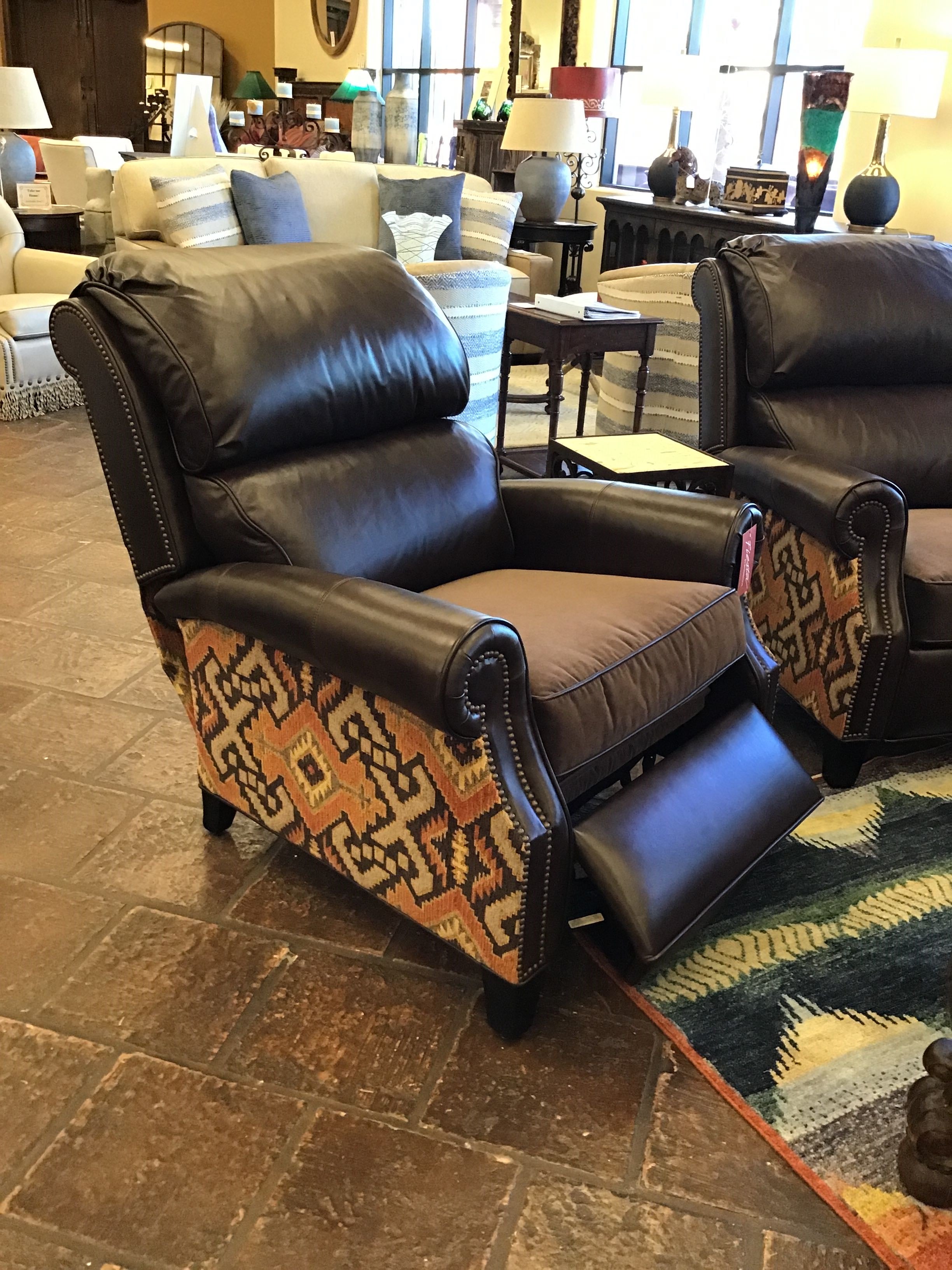 Recliner Douglas Banks Godiva Panhandle Terra Cotta/Panhandle Choc