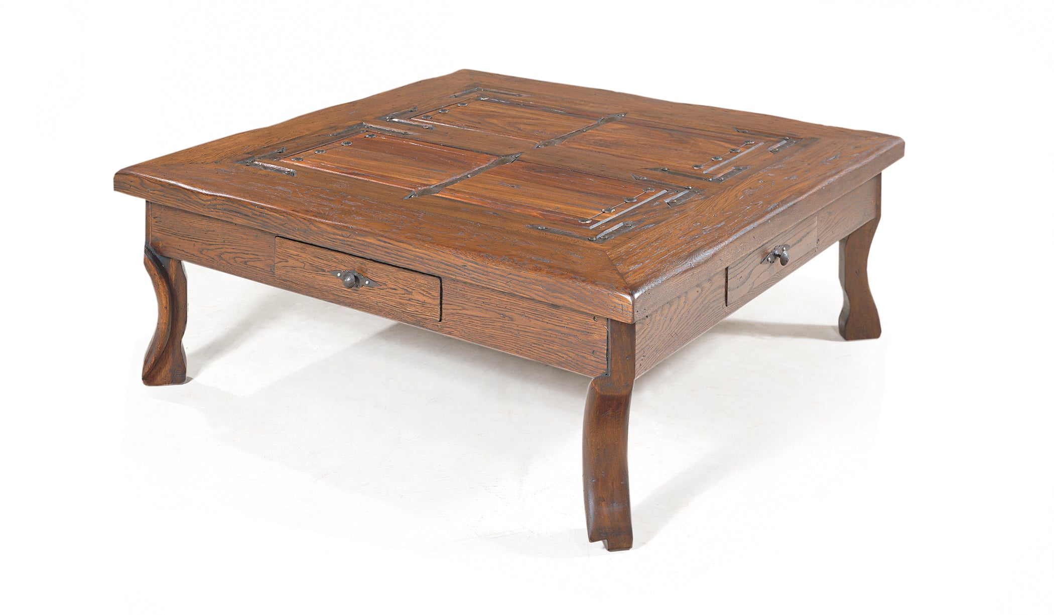 Nevada Cocktail Table Nevada 56x54x20 Dark Distressed/Oxbow