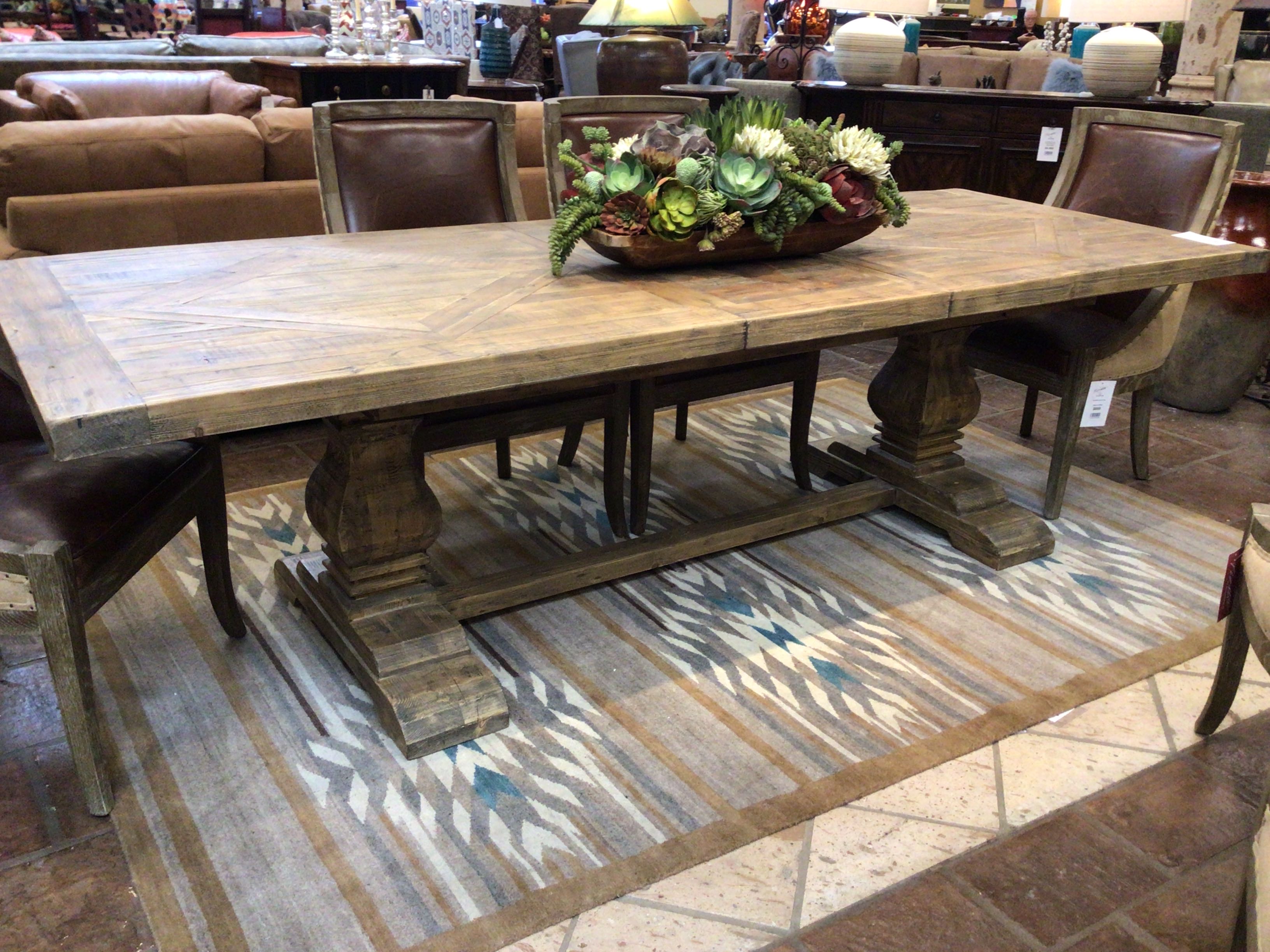 Dining Table Sandbridge Extension 87-106.5"w X 39.5"d X 30"h Reclaimed Teak"