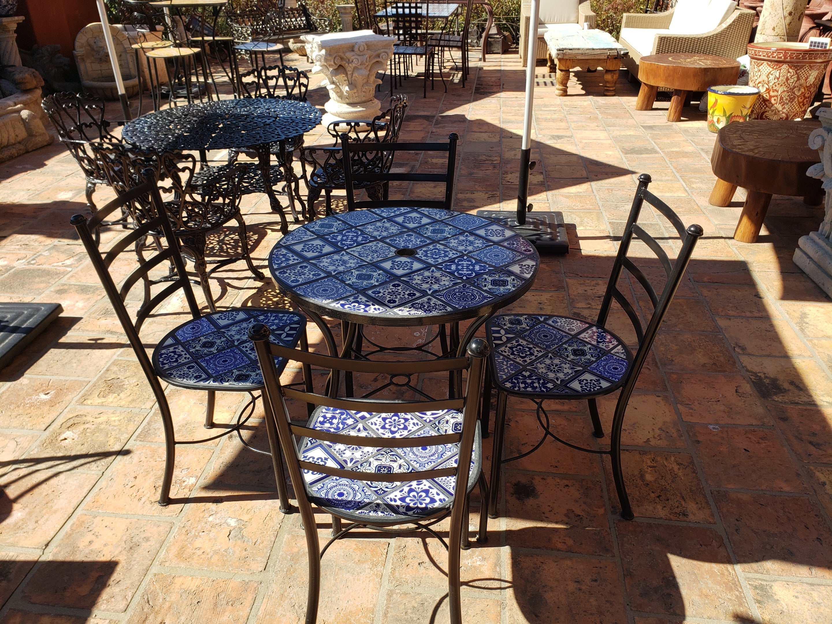Talavera Tile Table & Chairs 5 Piece Set