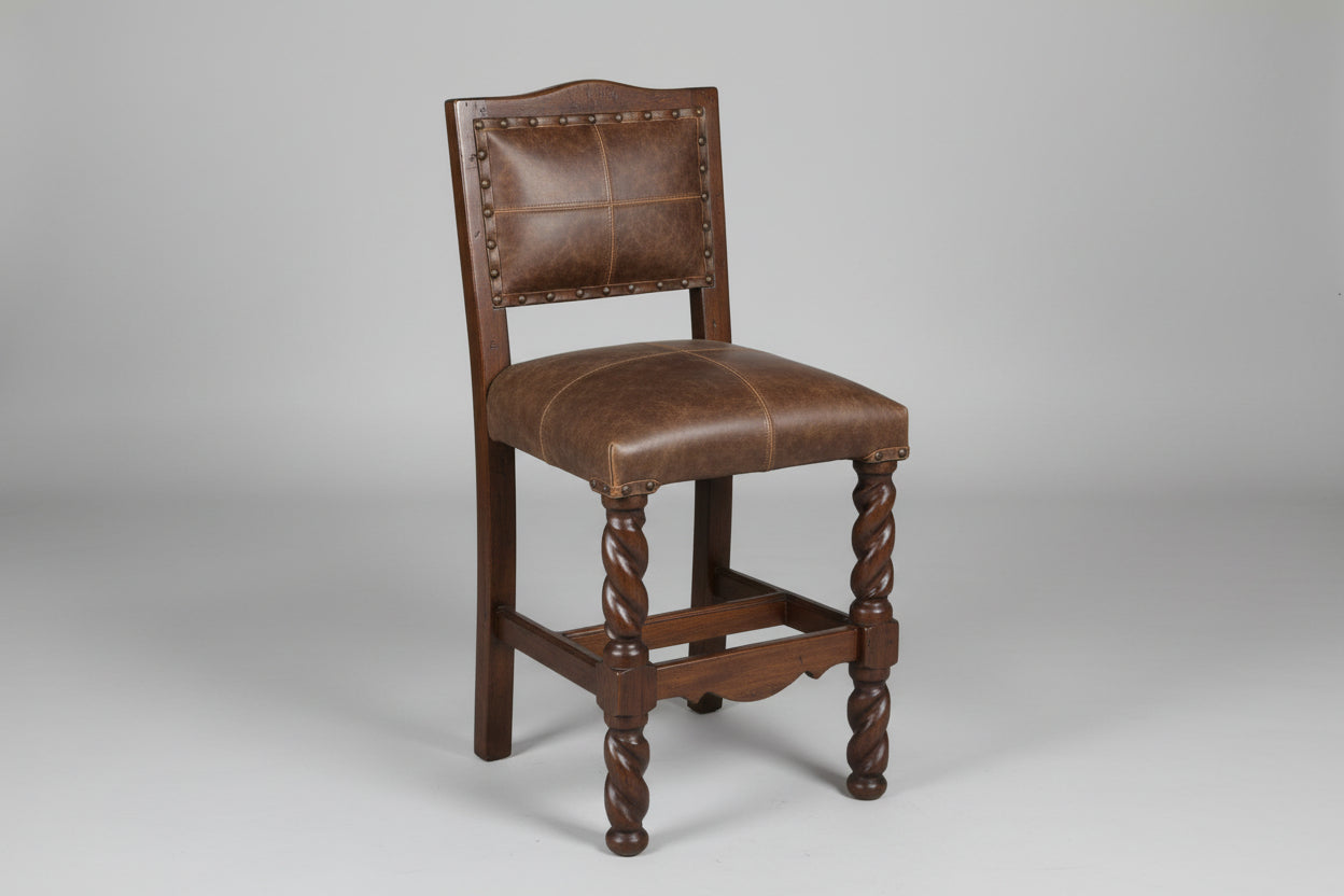 LEATHER Barstool Custom Rafaela 26 Standard