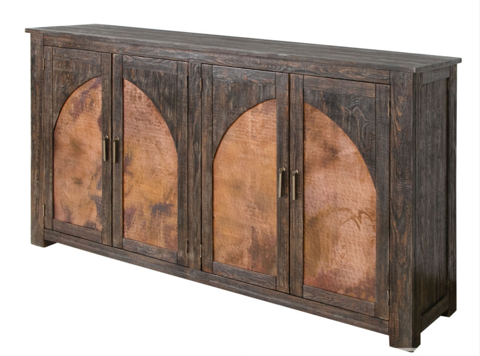 Console 4 Copper Doors 70x18x40