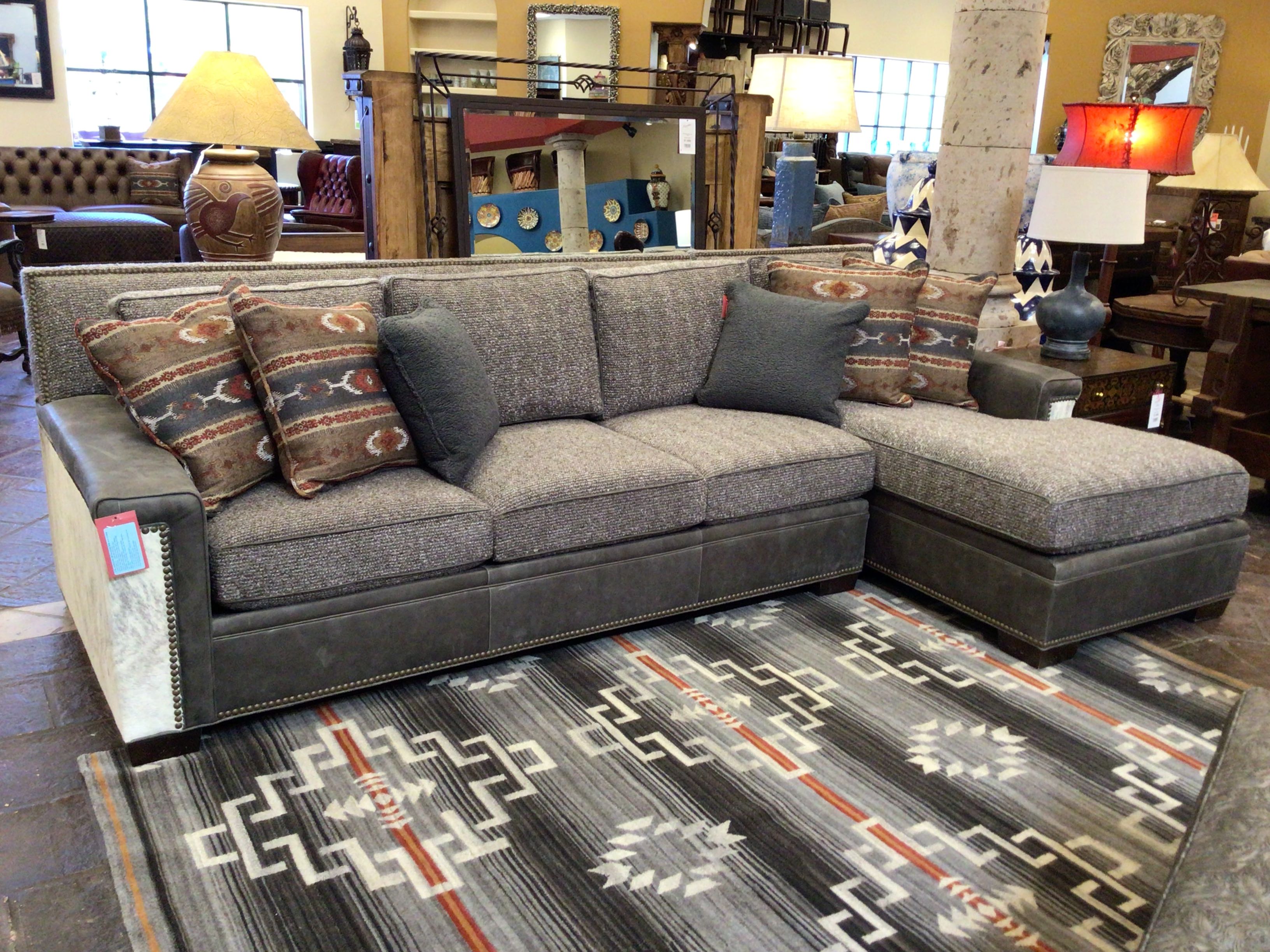 Sectional Sofa And Chaise Alan 121w X 45"d (sofa) 73"d (chaise) X 38"h 2483-86"