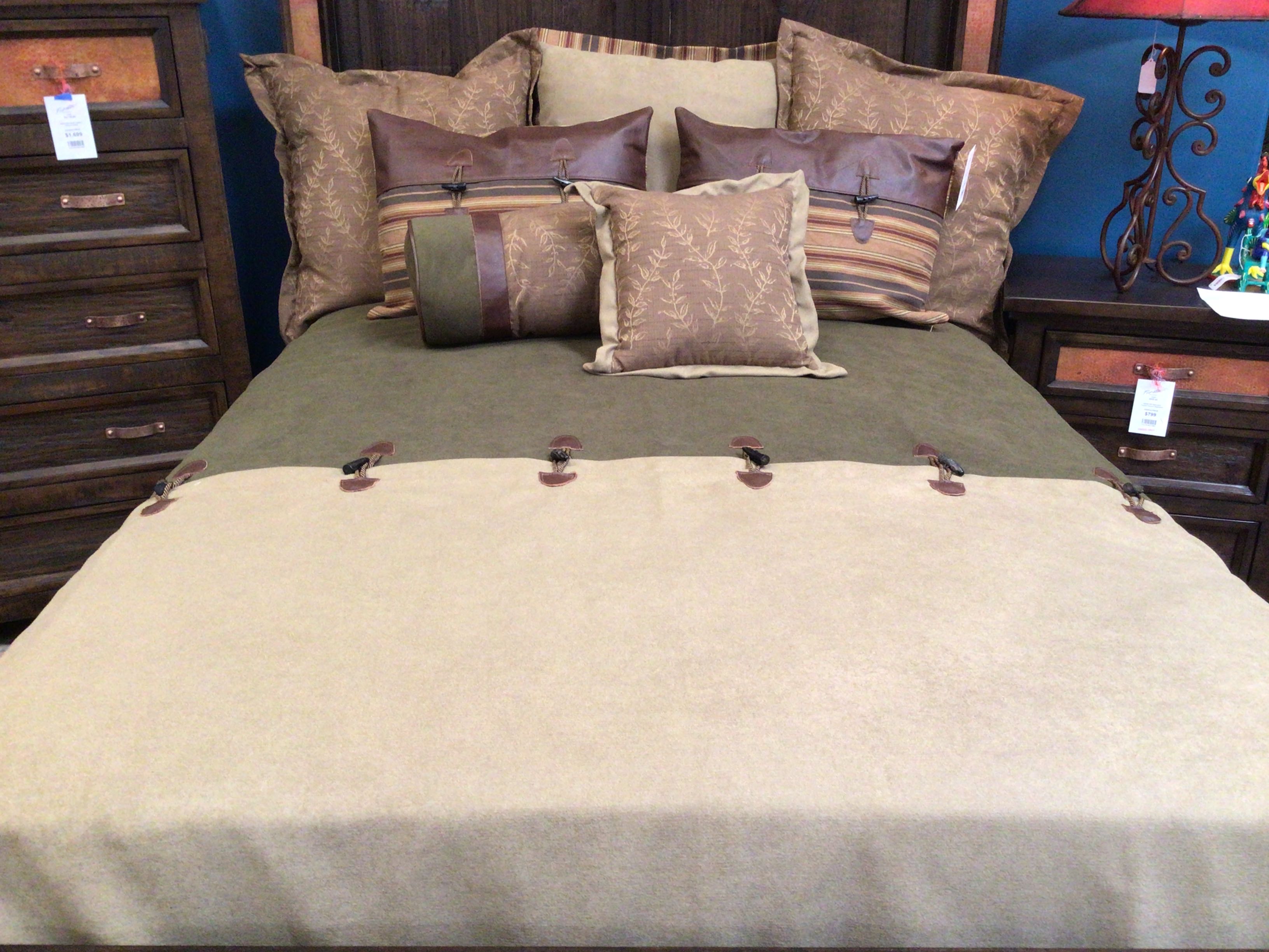 Autumn Leaf Iii Super King Set Duvet Shams & Pillows Super King 114x98" Inserts Included"