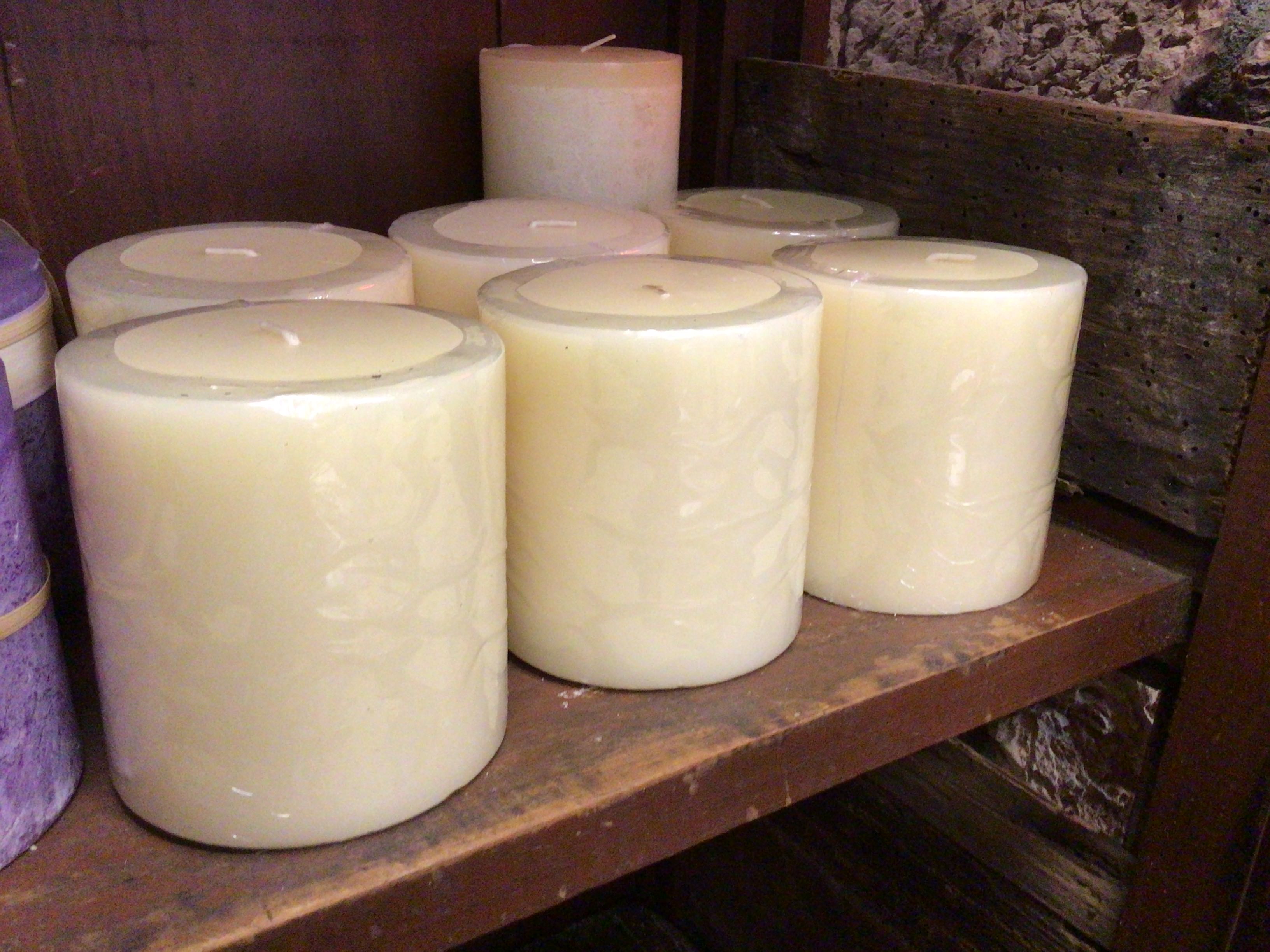Candle Pillar Vanilla 4x4
