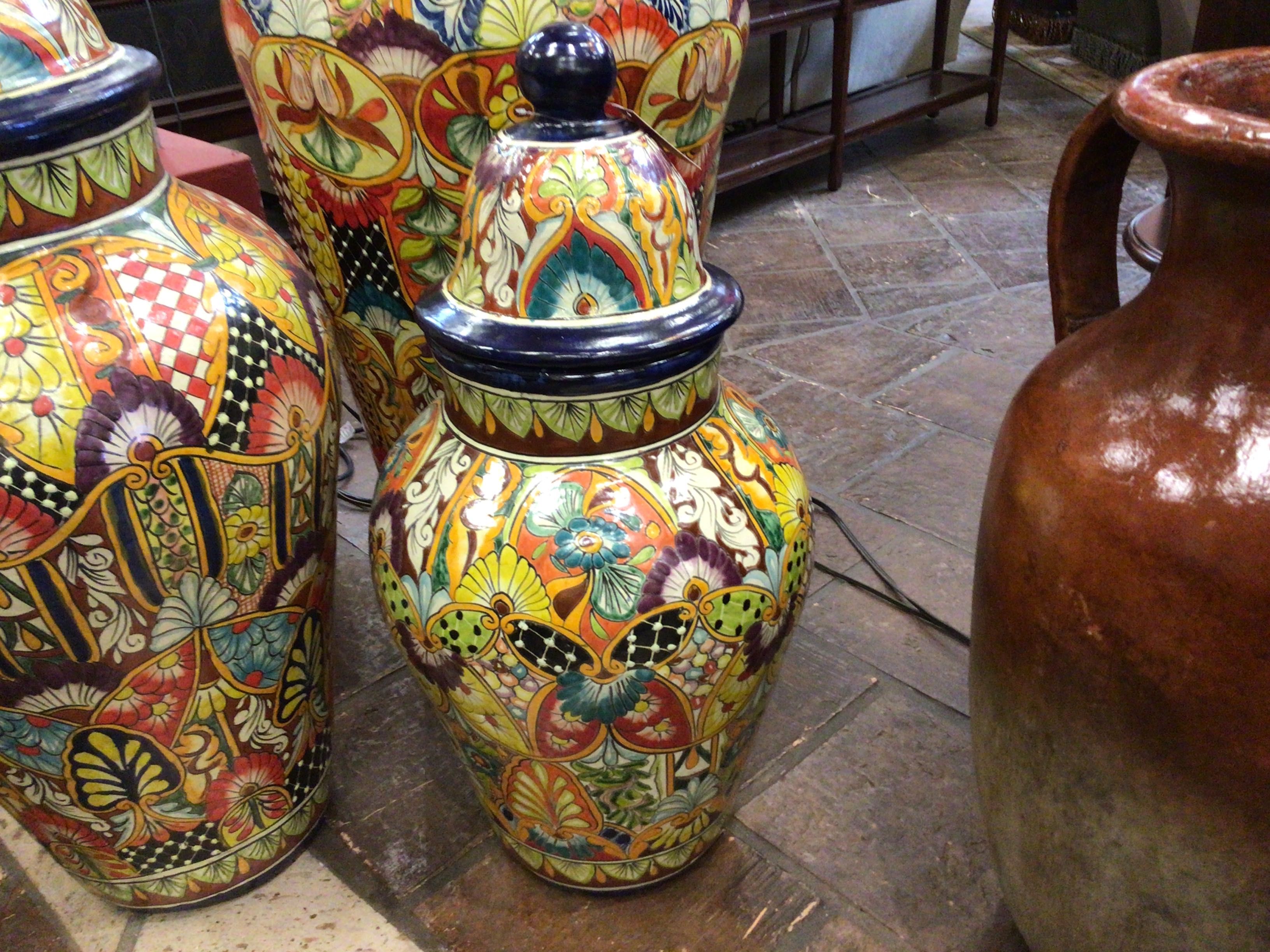 Talavera Jar Small Colorful Jar