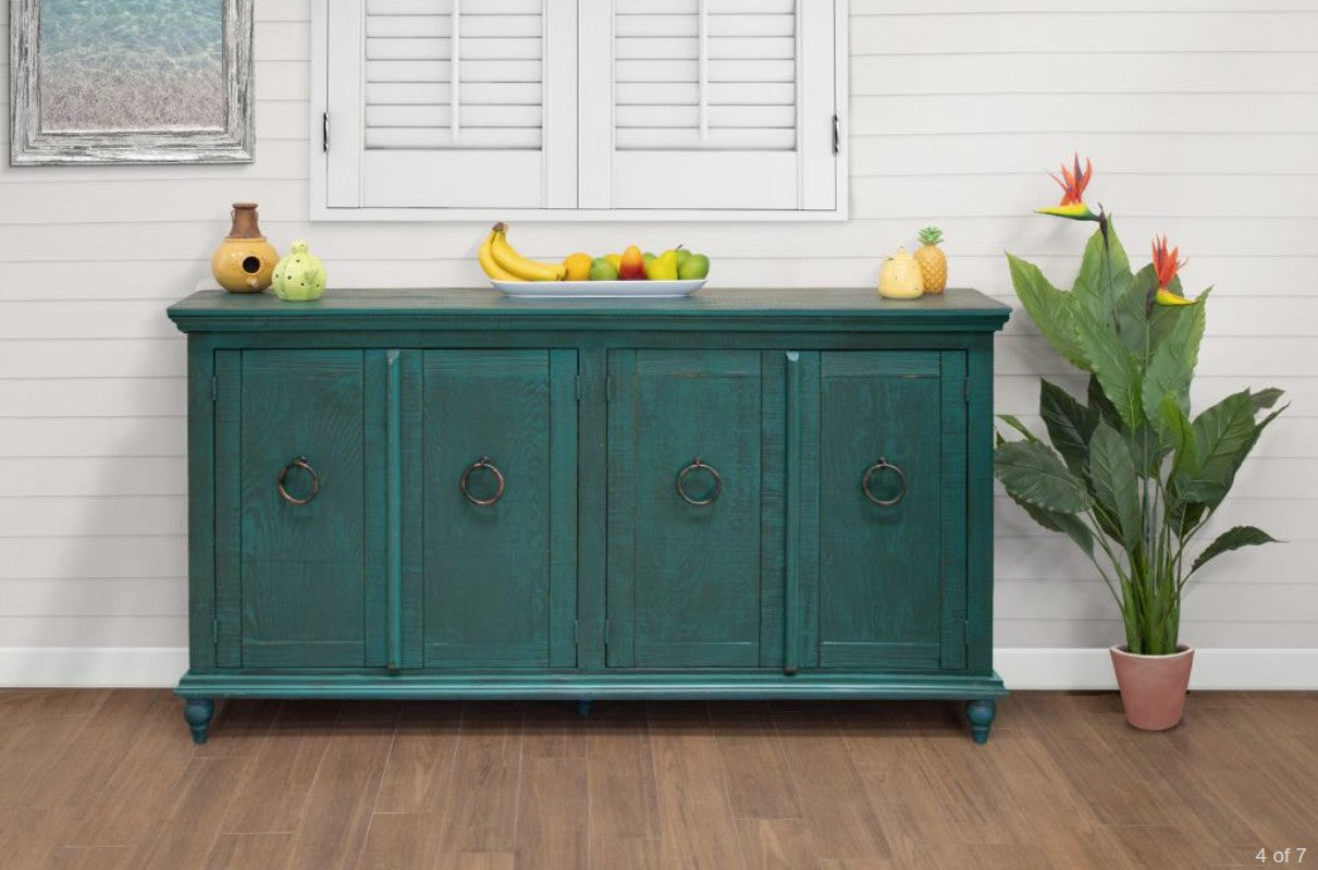 Console 73-1/4 X 17-1/4 X 39-1/4 Green