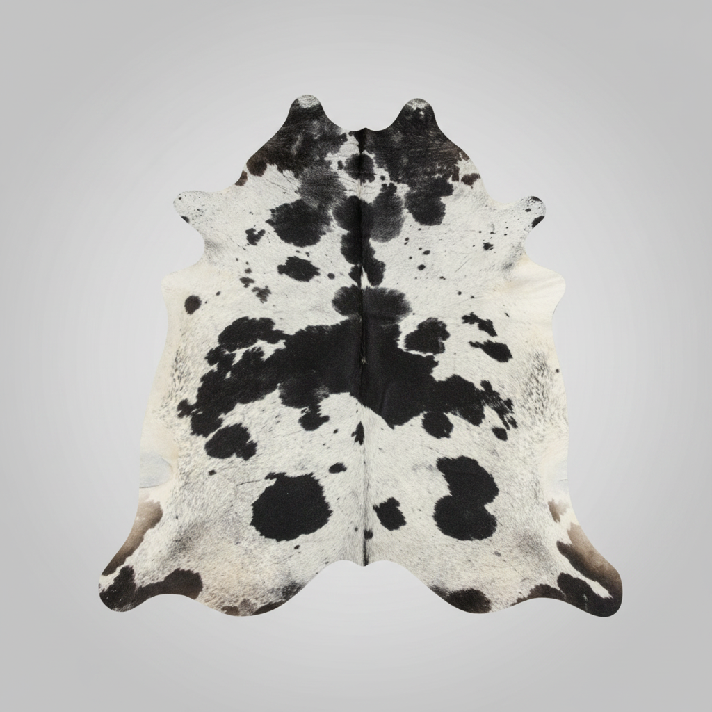 Rug Cowhide Black & White