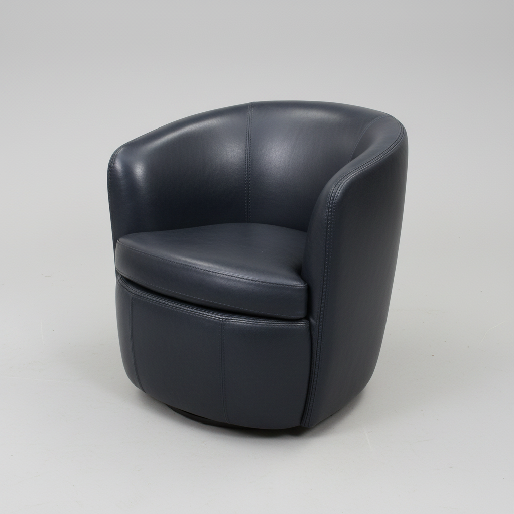Swivel Club Chair Barolo Vintage Slate