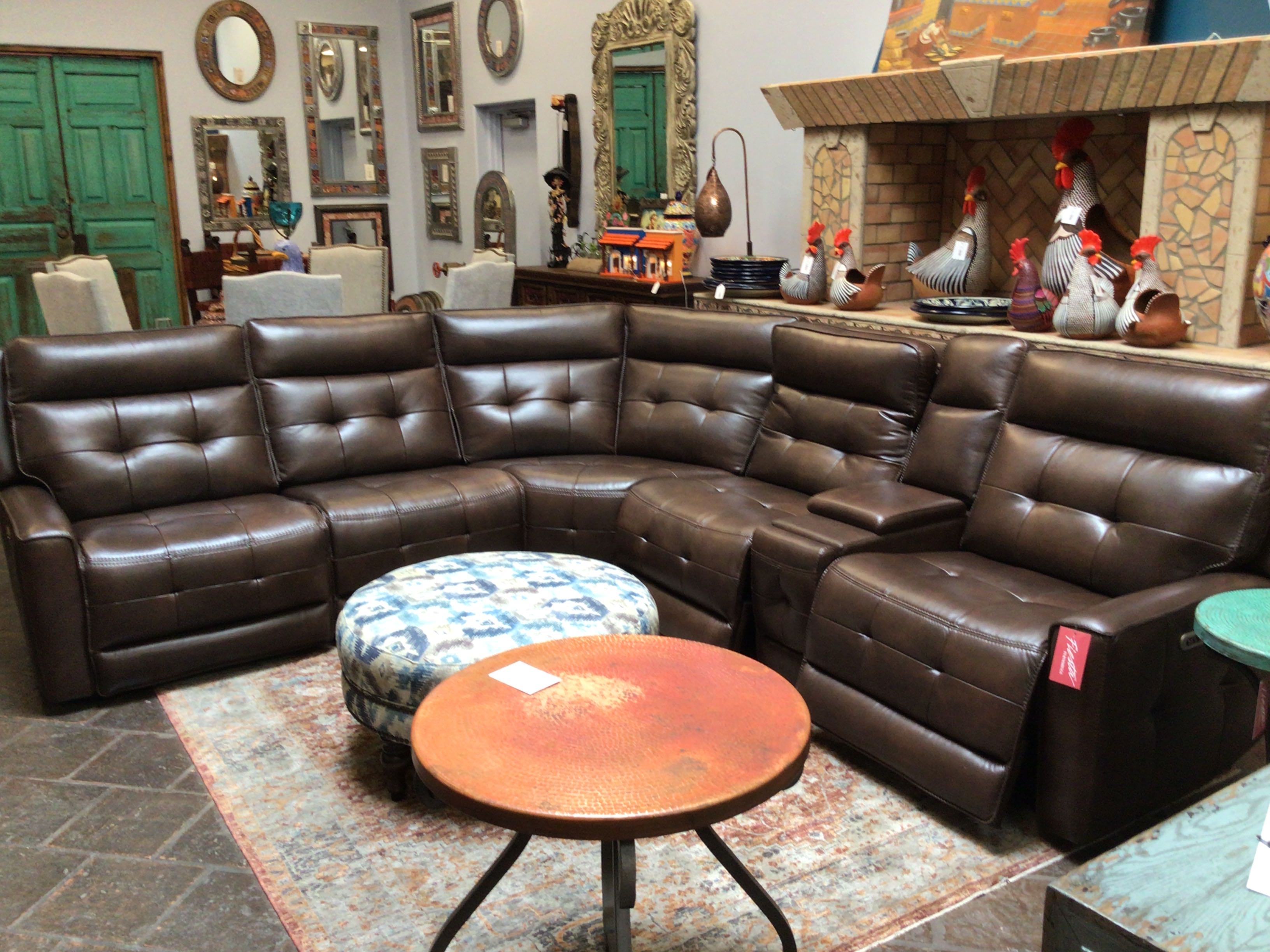 Cantebury Sectional 6 Piece Package A 811LPH/810PH/850/840/860/811RPH Canterbury Acorn 128W X 110.5"D X 42.5"H 6PC"