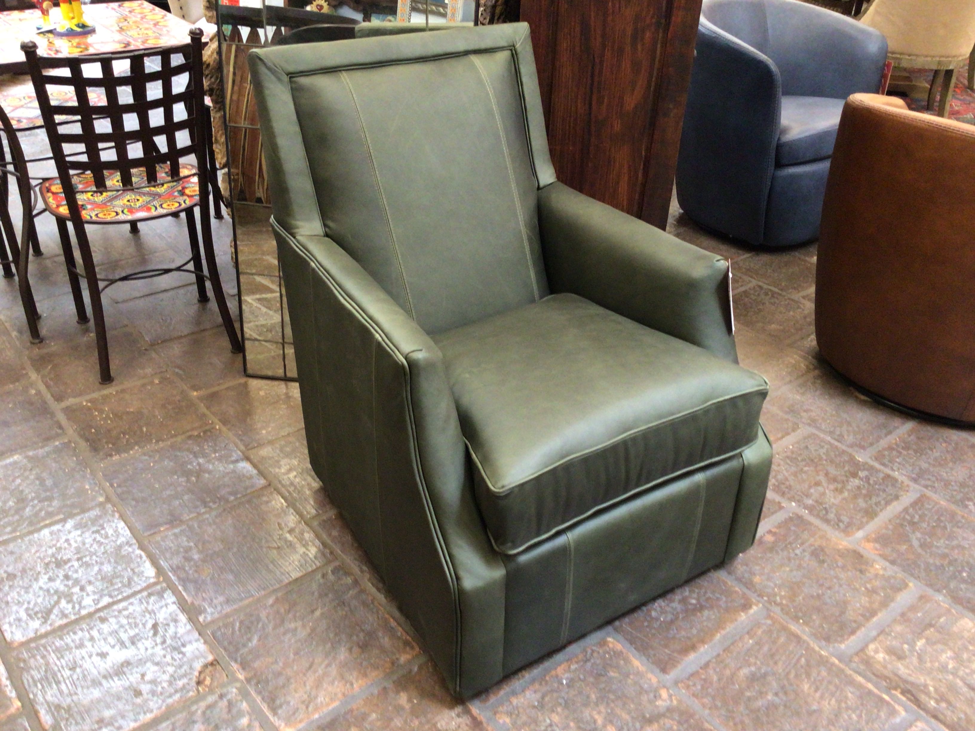 Swivel Chair Leather Tombstone Envy