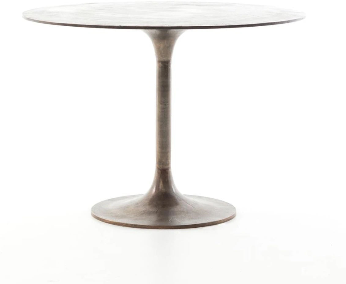 Bistro Table Simone 42 Round Antique Rust"