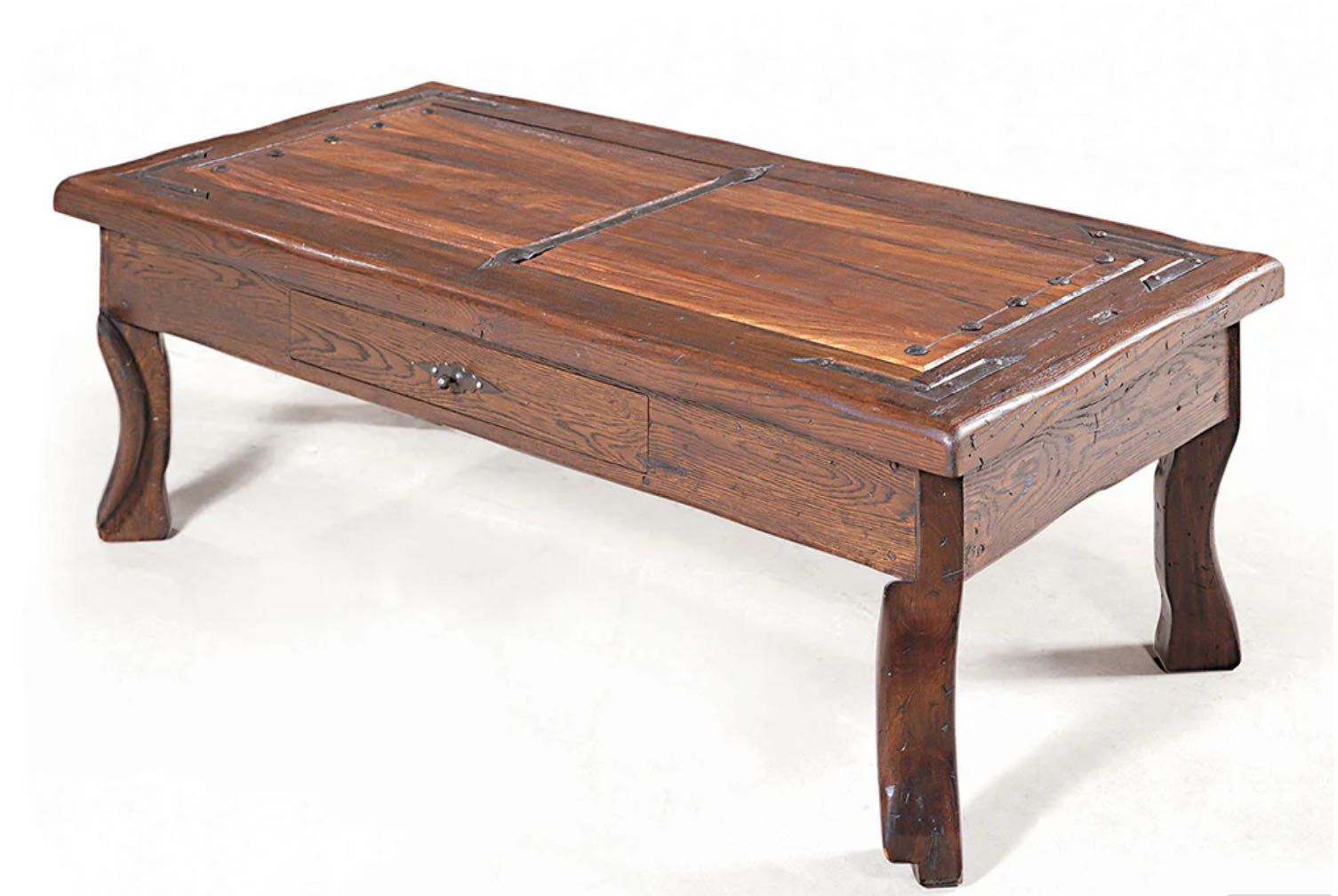 Nevada Cocktail Table Nevada OX LEG 61X32X20 Dark Distressed