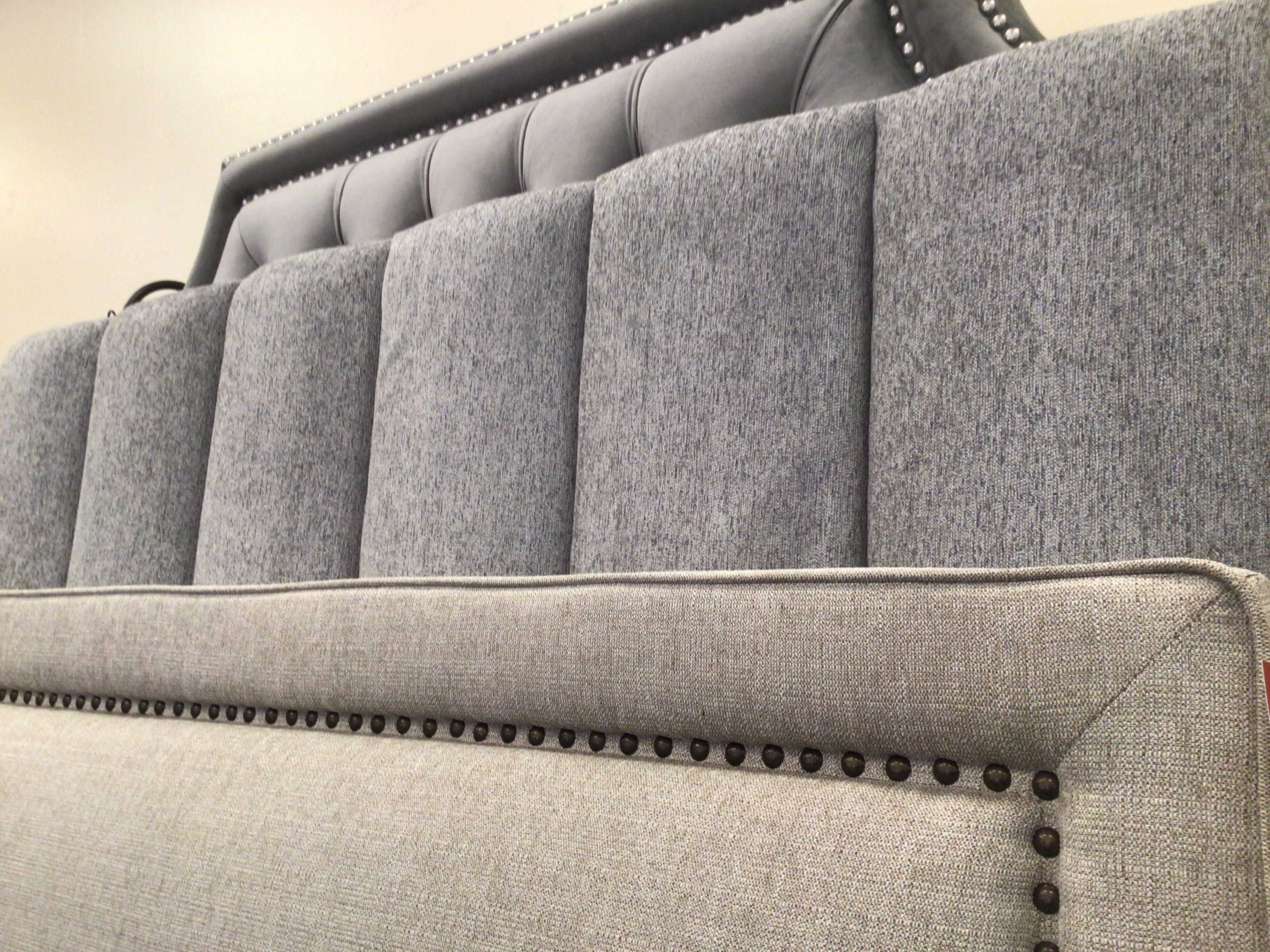 Headboard Avery Stream/Queen Grey