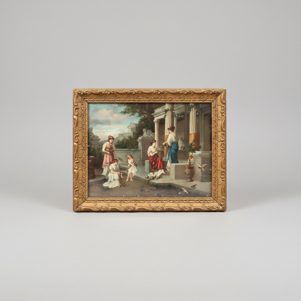 Antique Gilt-Framed Fruit Still Life, Circa 1850