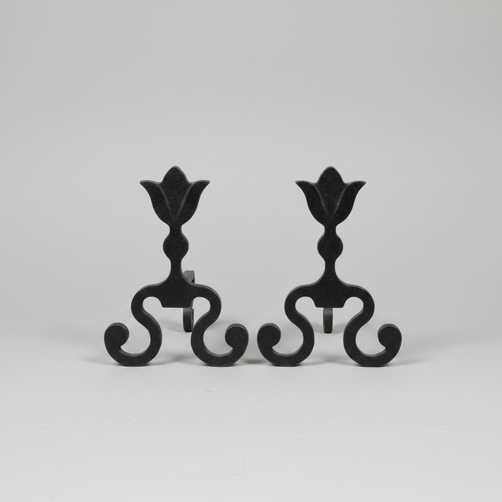 Andirons Pair Of Andirons