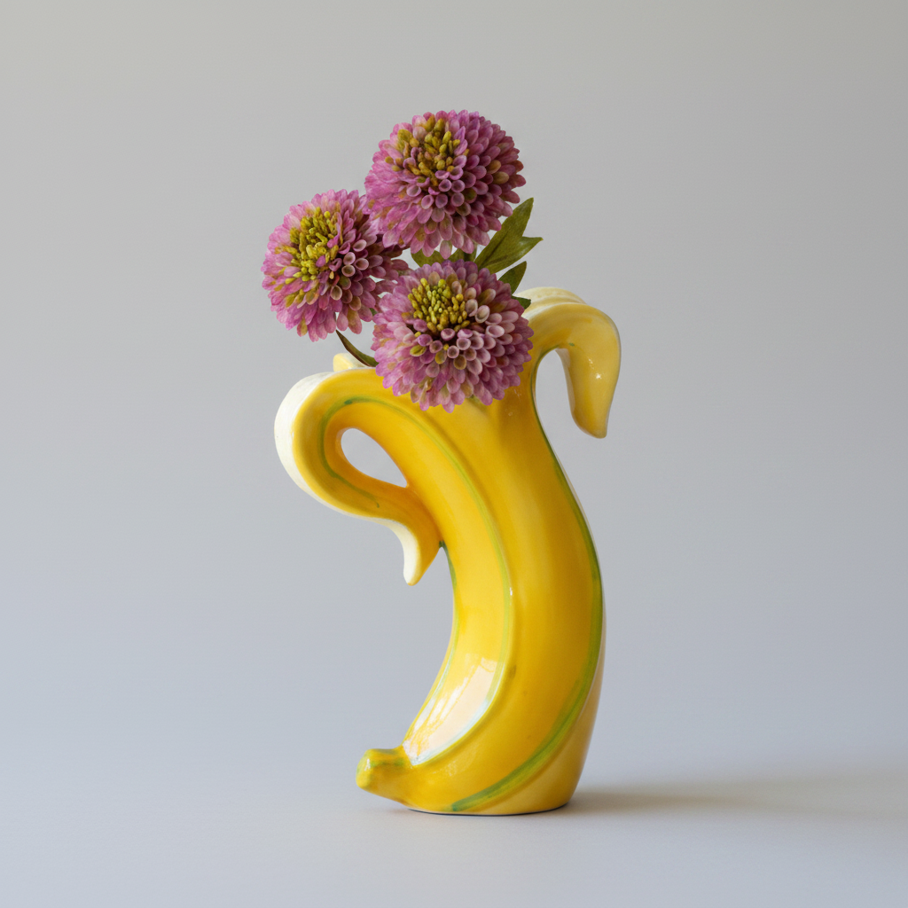 Accessory Cermanic Banana Vase