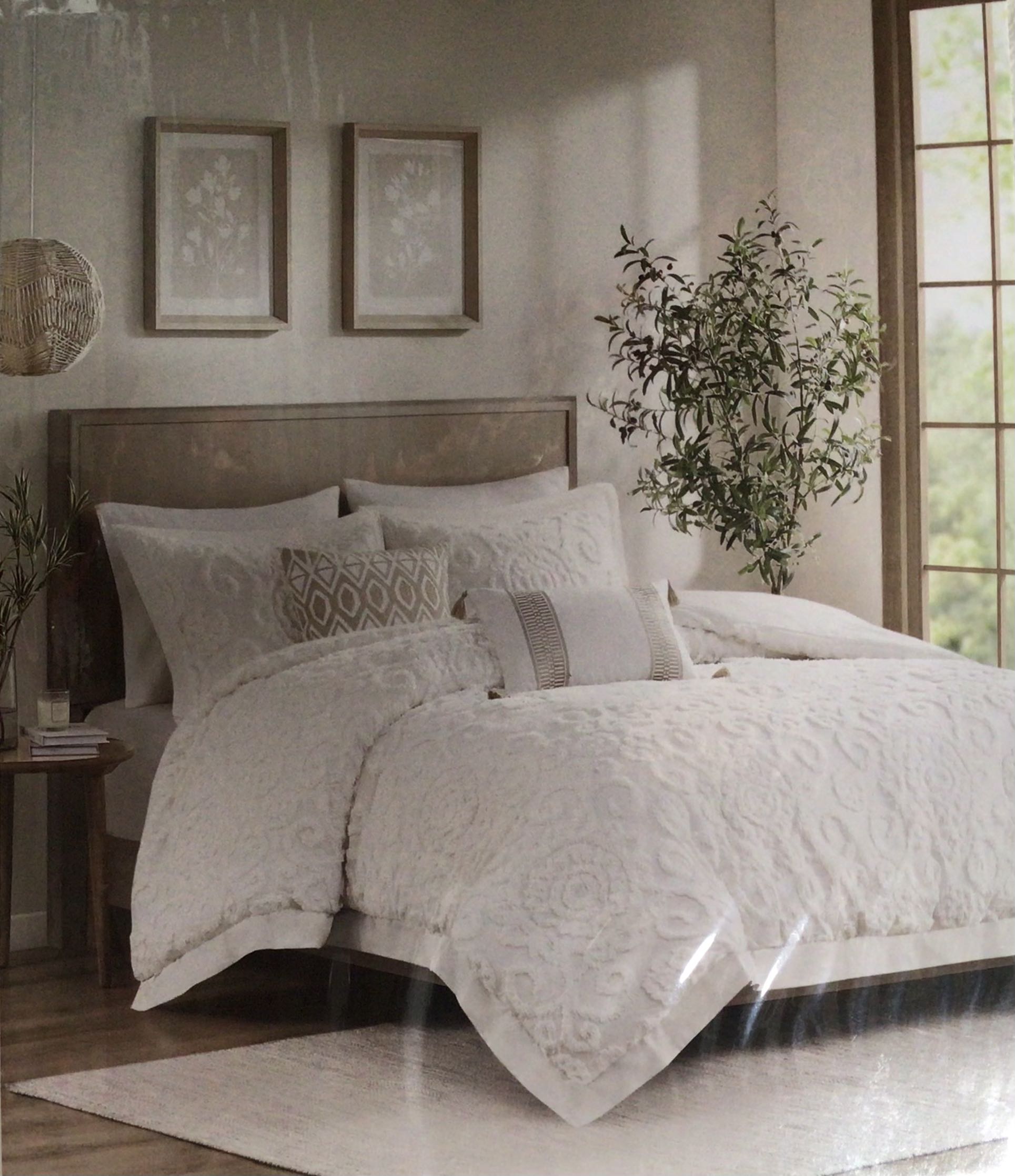 Harbor House Comforter Set Suzanna Cotton Mini Set Full/Queen Ivory