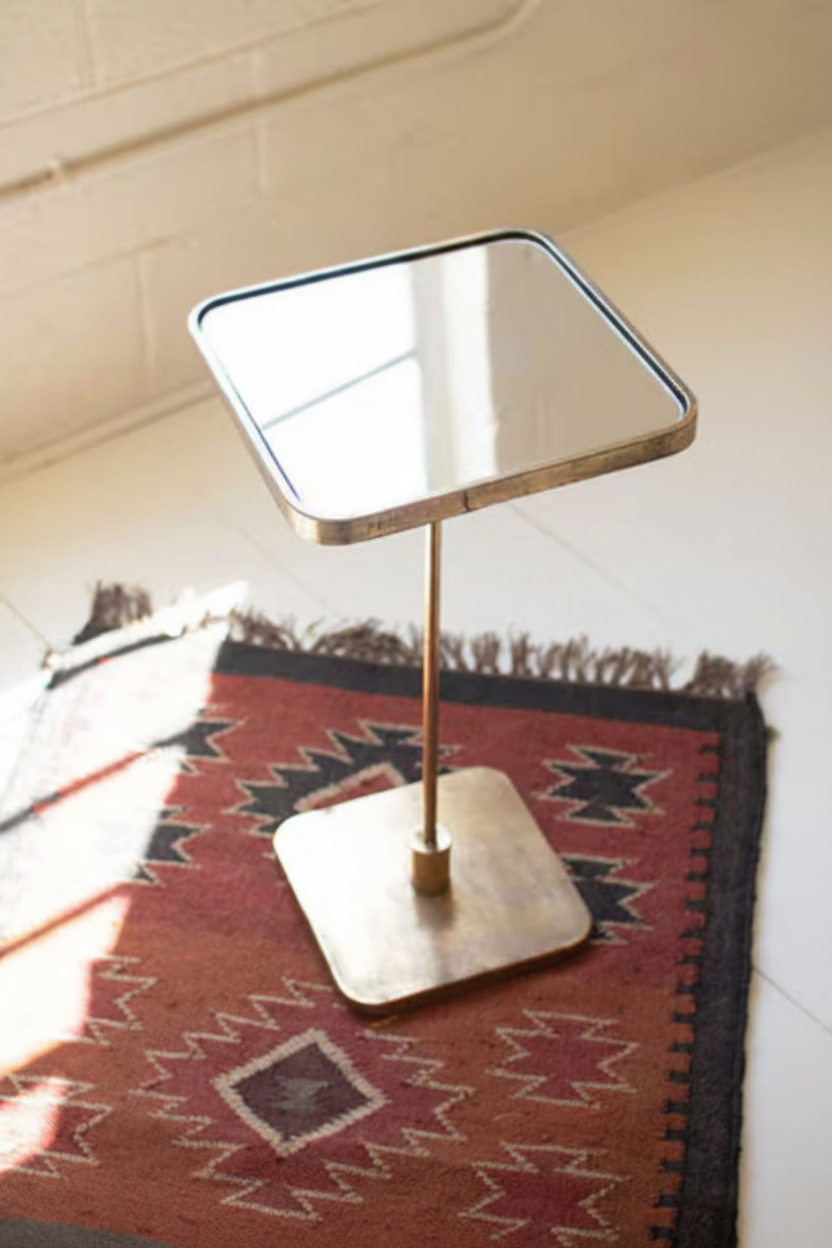 Table Accent Table Mirror Top