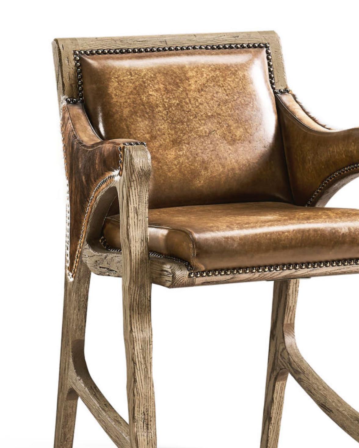 Counter Stool Echo Canyon Leather & Hide Counter Stool
