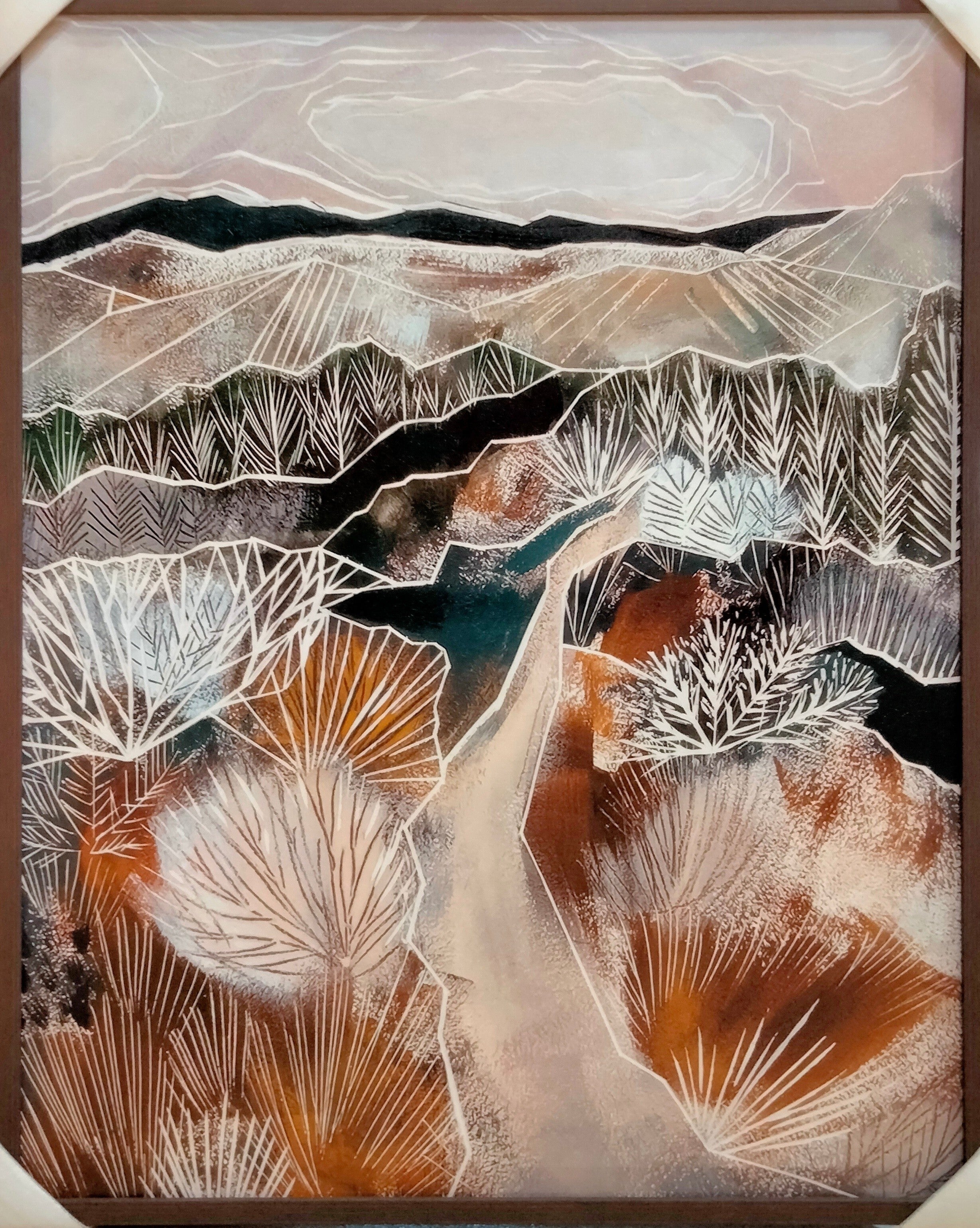 Art Desert Lines 40x50