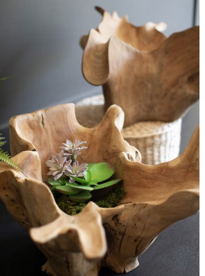 Teak Root Bowl