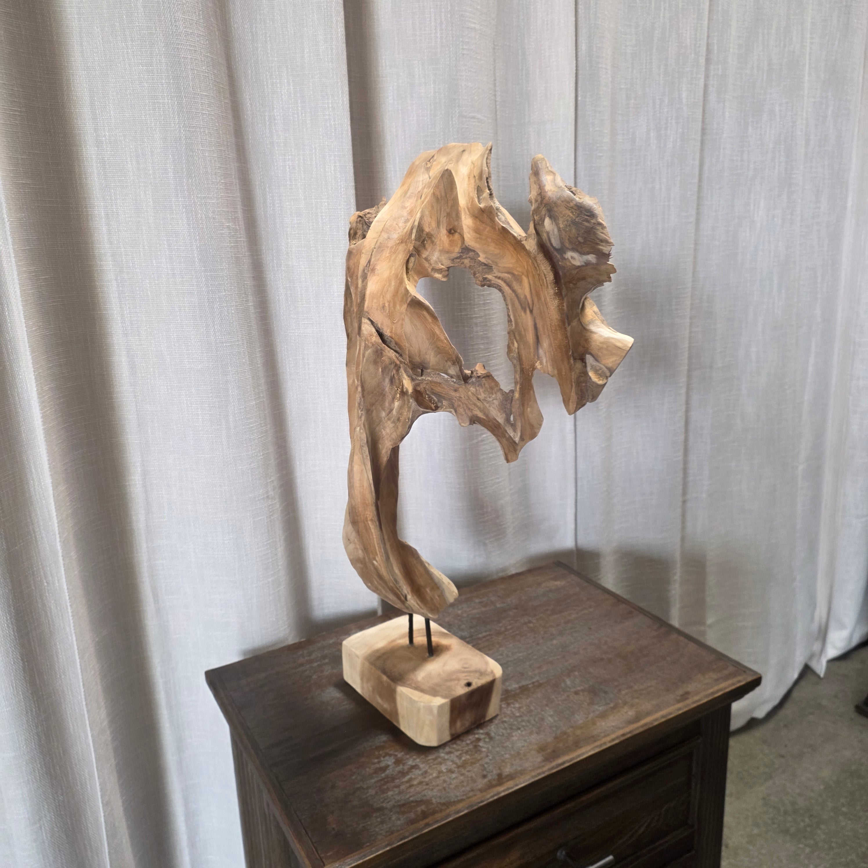Tearwood Sculpture on Base