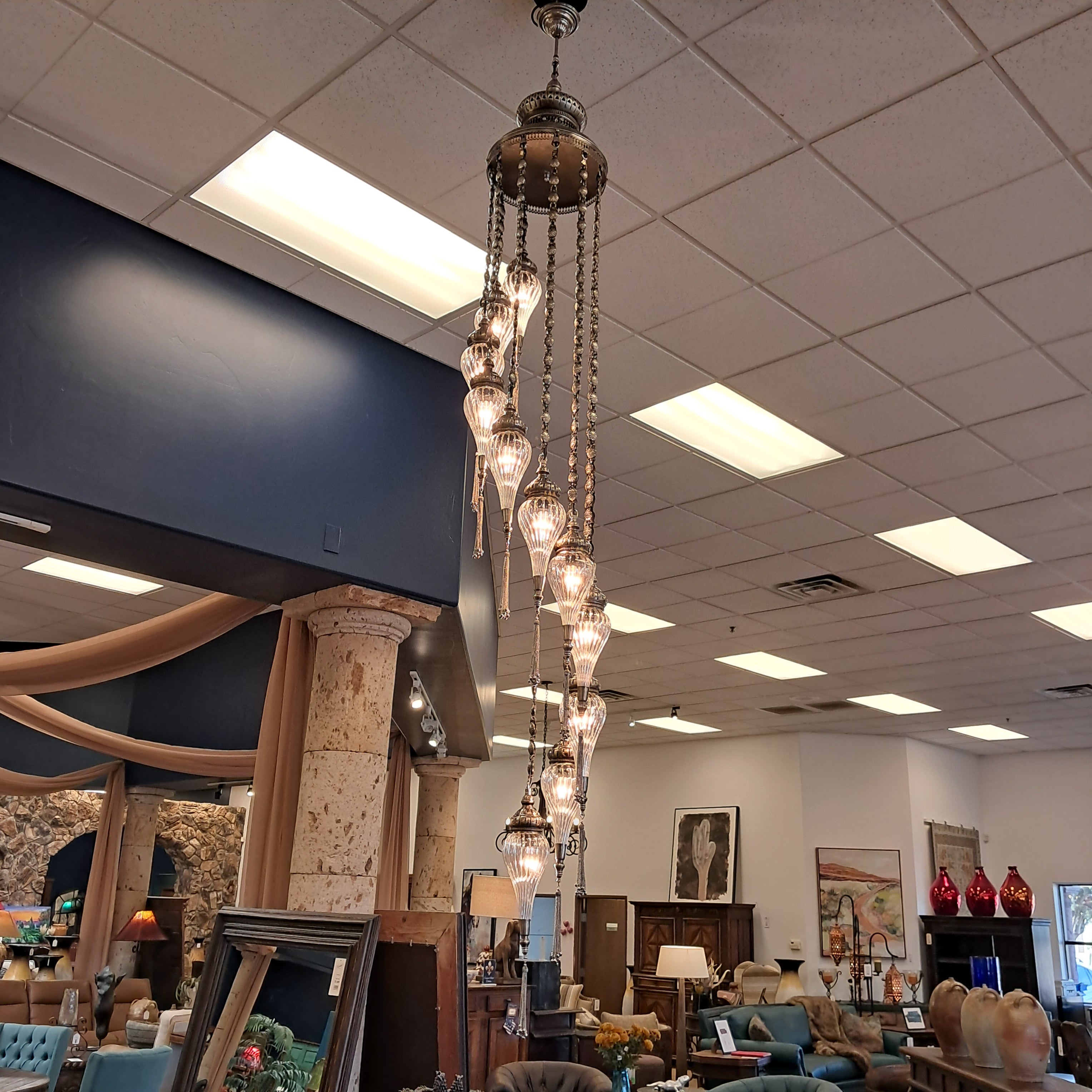 Dervish Hanging Lights Ottoman Lighting - 11 Arms