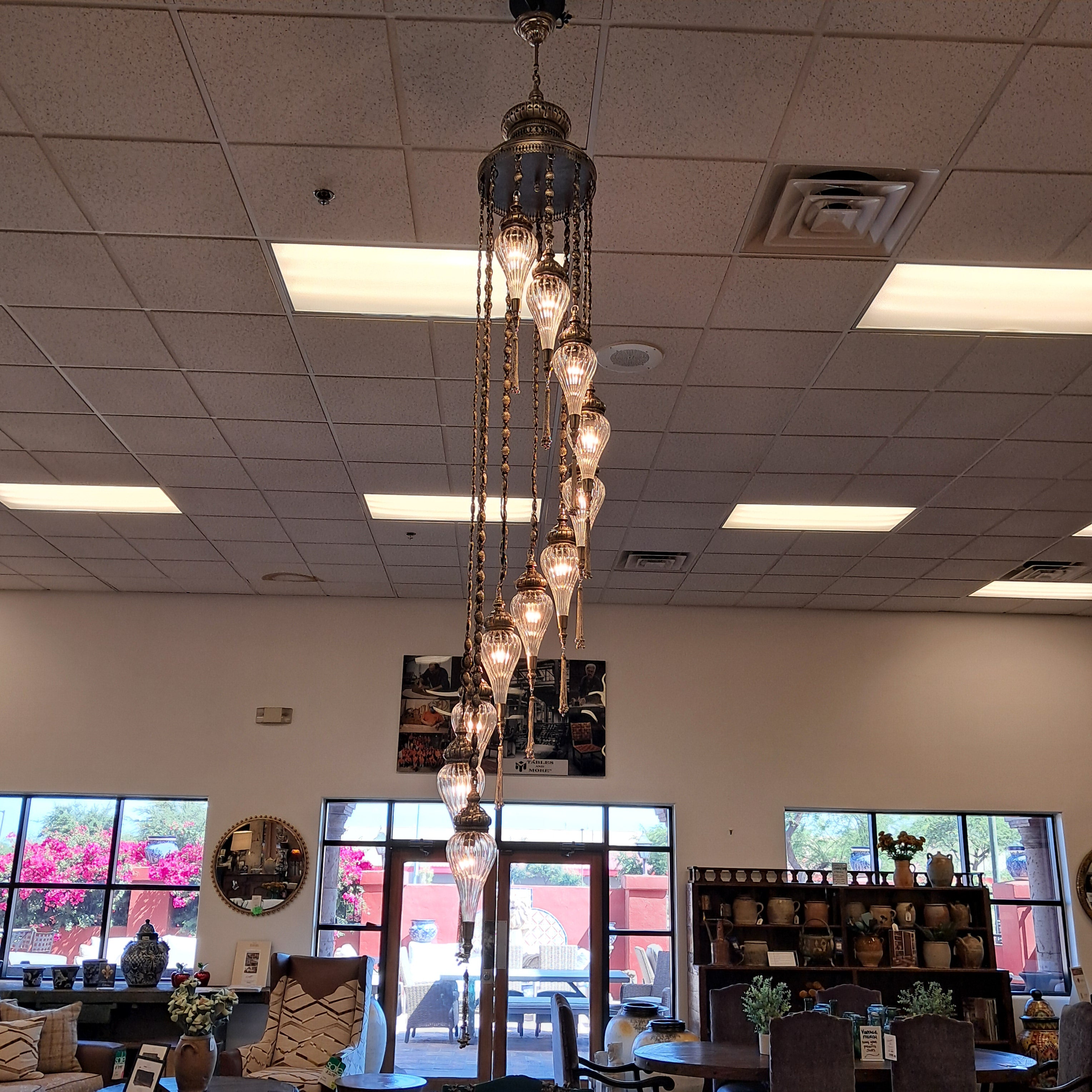 Dervish Hanging Lights Ottoman Lighting - 11 Arms