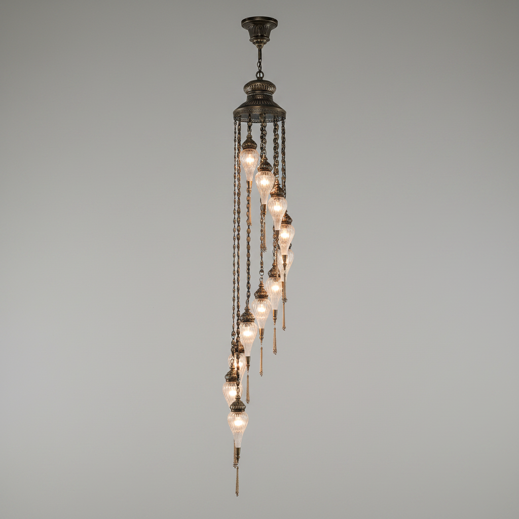 Dervish Hanging Lights Ottoman Lighting - 11 Arms