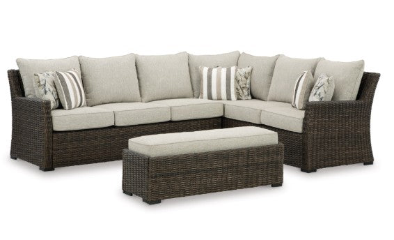 Sofa Sectional With 3 Cushions Brenda