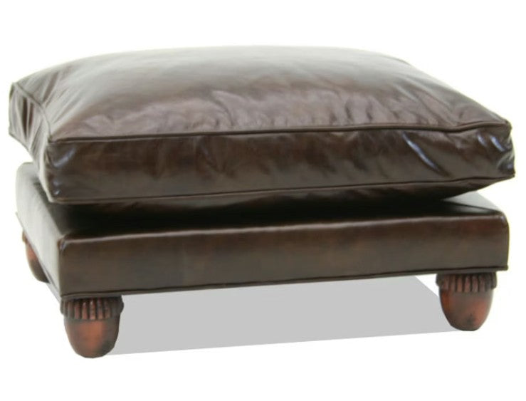 Chair & Ottoman Old Trafford Dark Brown Seat Cushion