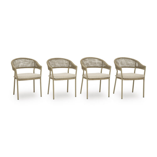 Olive Branch Arm Chair Beige