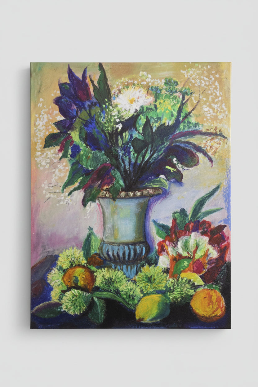 Painting "Floral" By C. LeClair