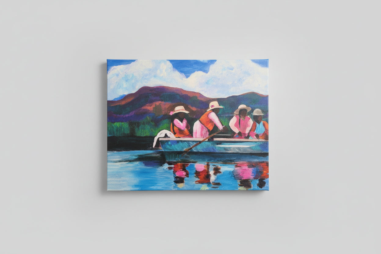 Painting "Lake Titicaca" By C. LeClair