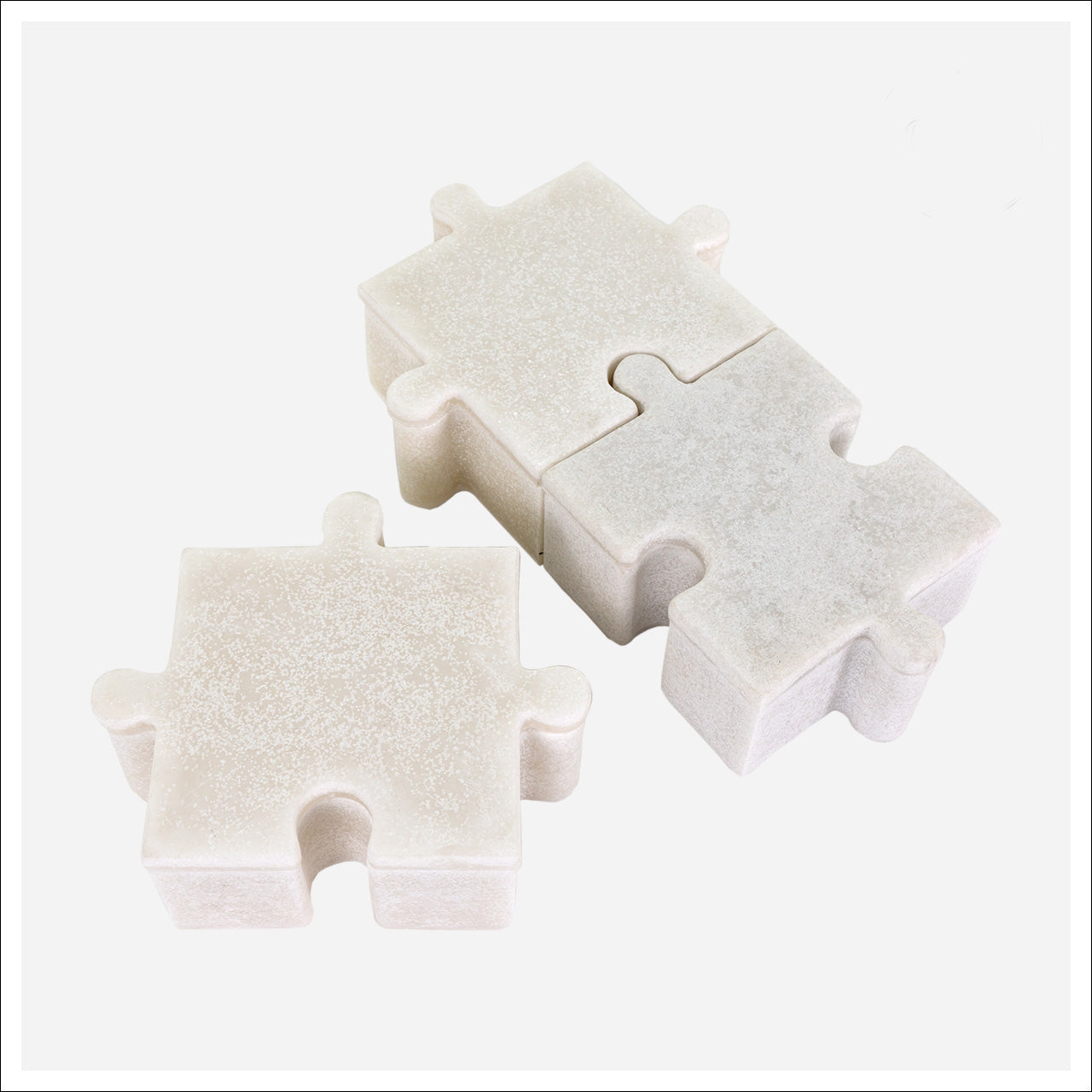 Bianco Puzzle Boxes (Set of 3)