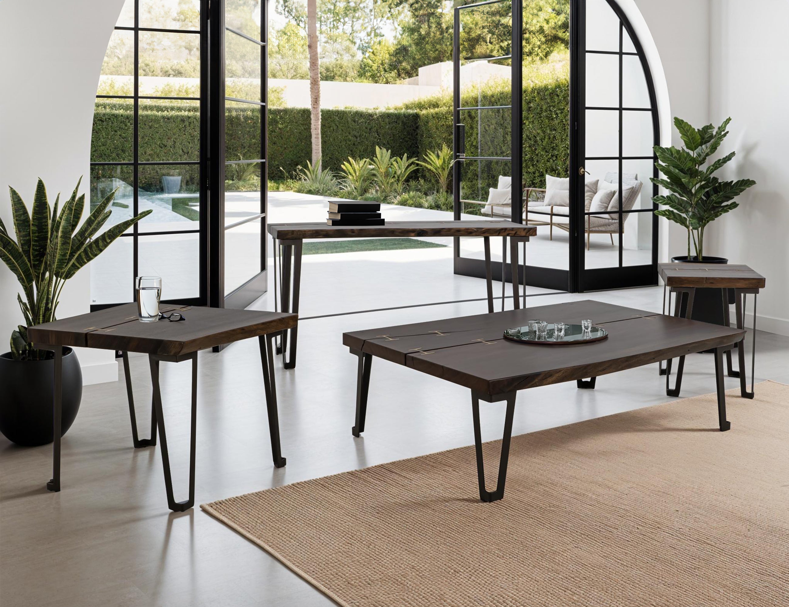 Walnut Collection Chairside Table